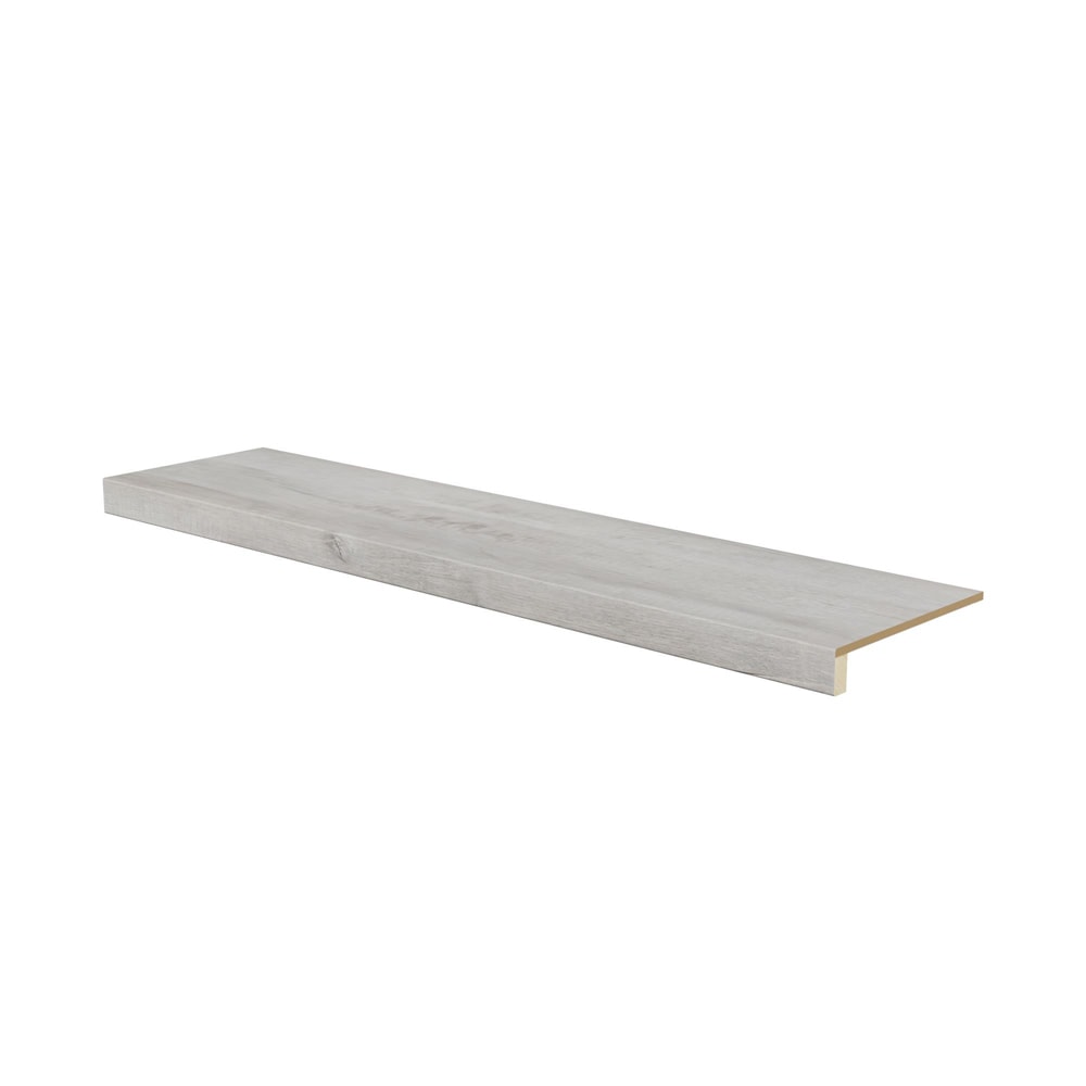 Stairtek BOZLAM1148-07550 Modern Retread 48-in x 11.5-in x 0.375-in Charleston Oak Laminate No return Bullnose Stair Tread