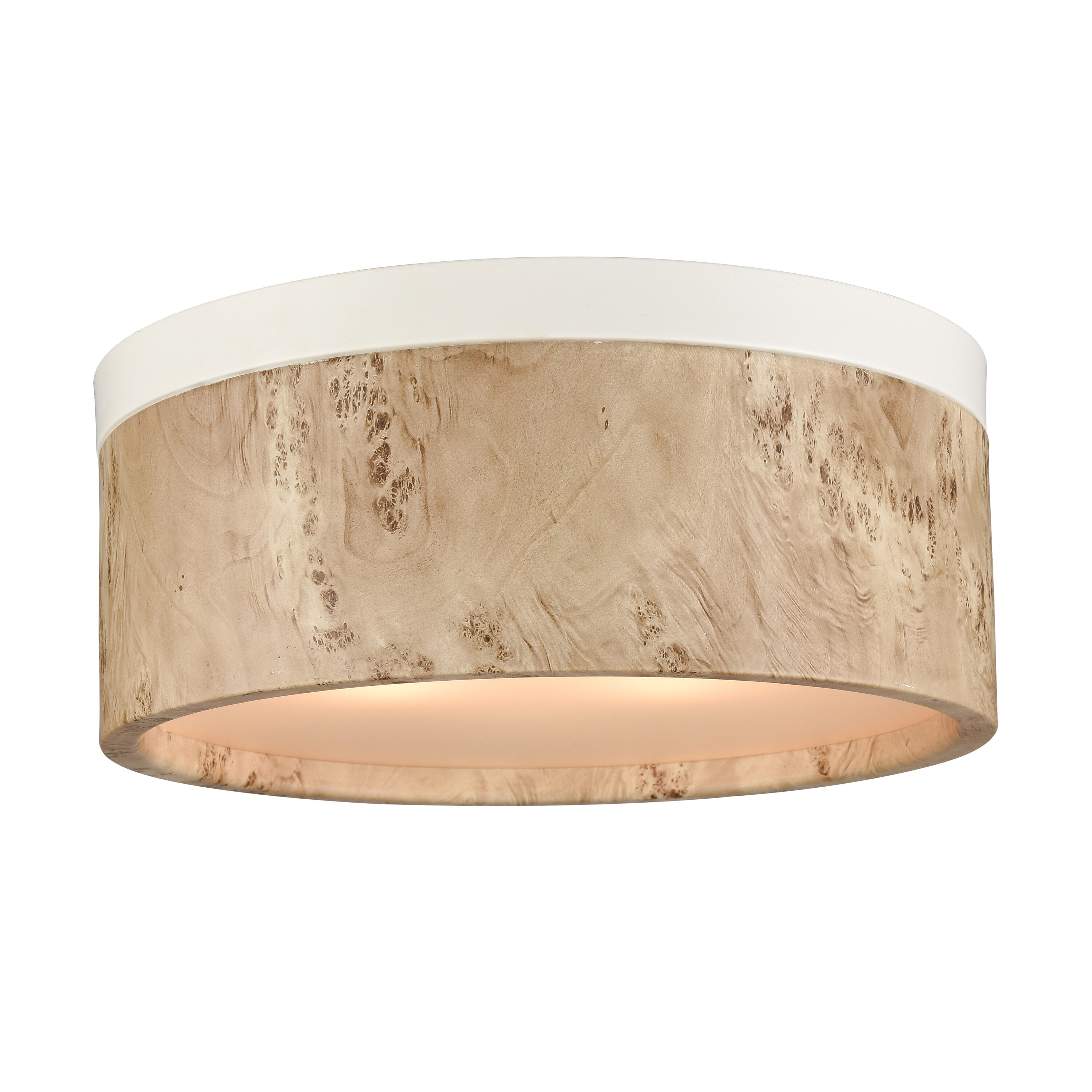 Westmore by ELK Lighting LW-202302010155 Highland 1 -Light 12-in Matte White Flush Mount Light