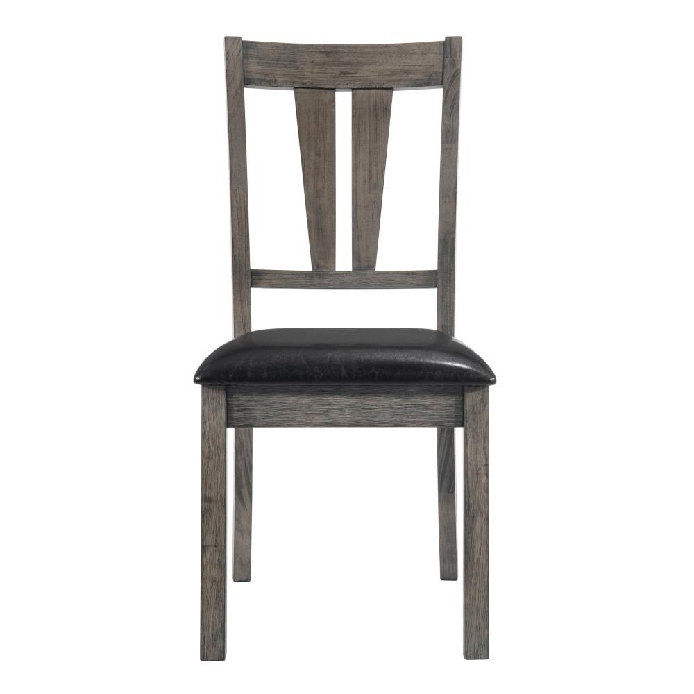 Grayson Gray Oak 6-Piece Dining Set with Padded Seats