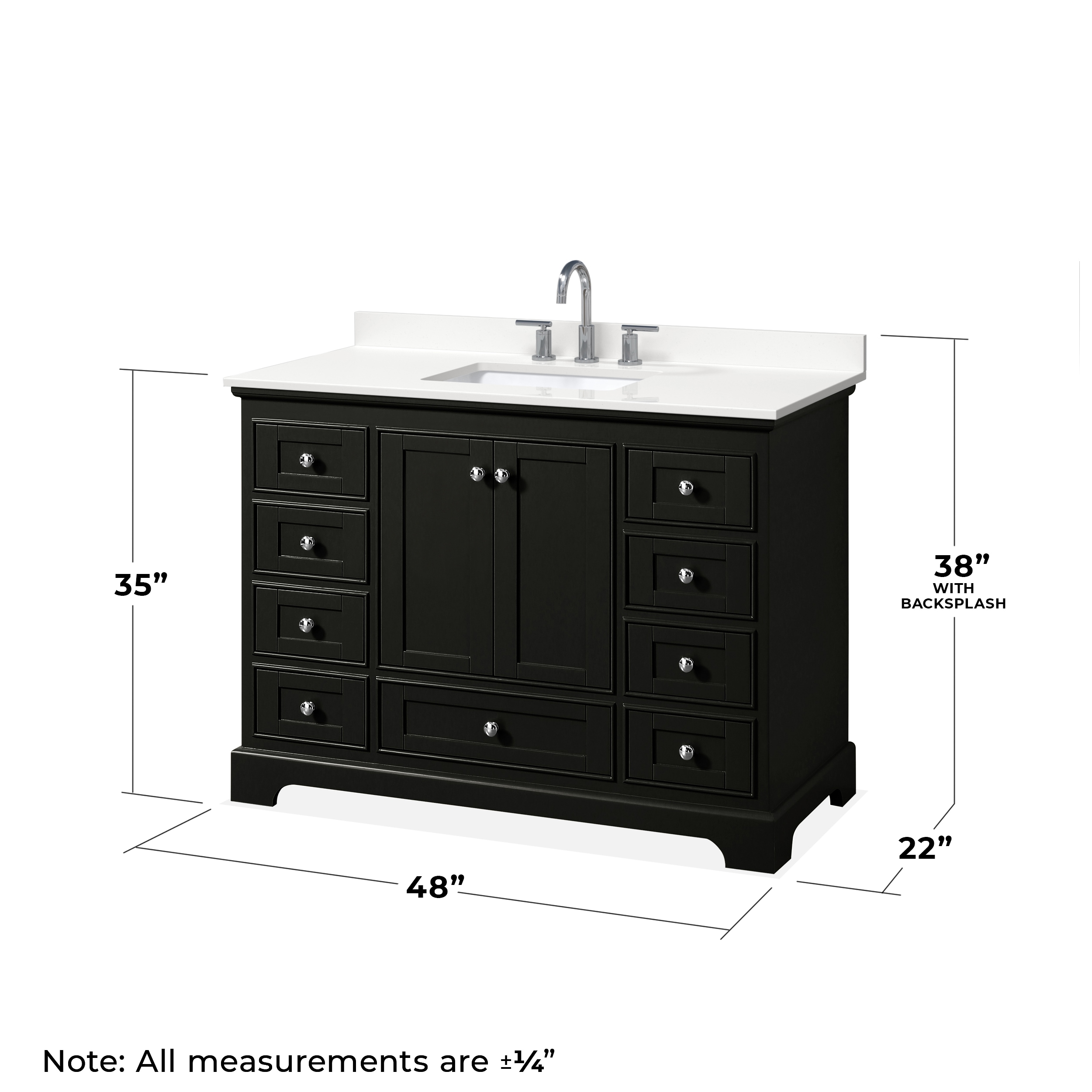 Wyndham Collection WCS202048SDEWQUS3MED Bath-Vanity-Combo - View #5