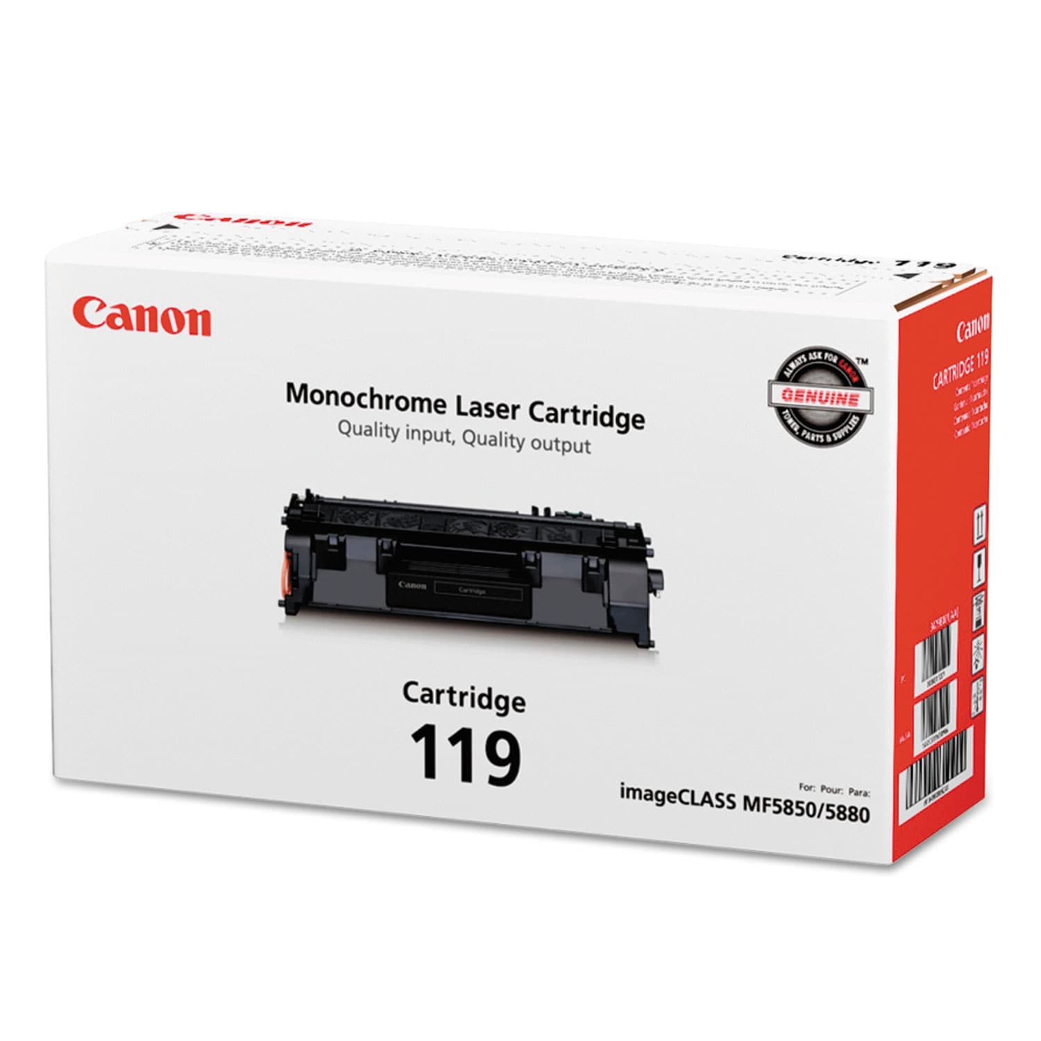 Canon 3479B001 (CRG-119) Toner 2100 Page-Yield Black