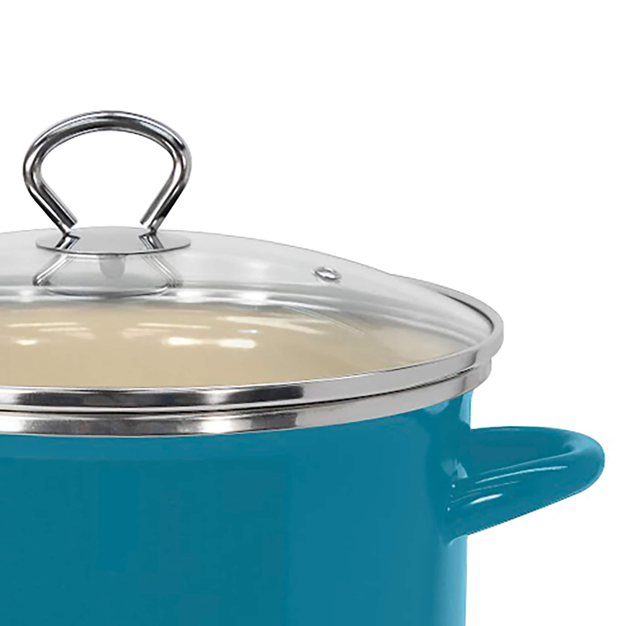 Vasconia 8-Quart Steel Stock Pot EKV4043563 at Lowes.com