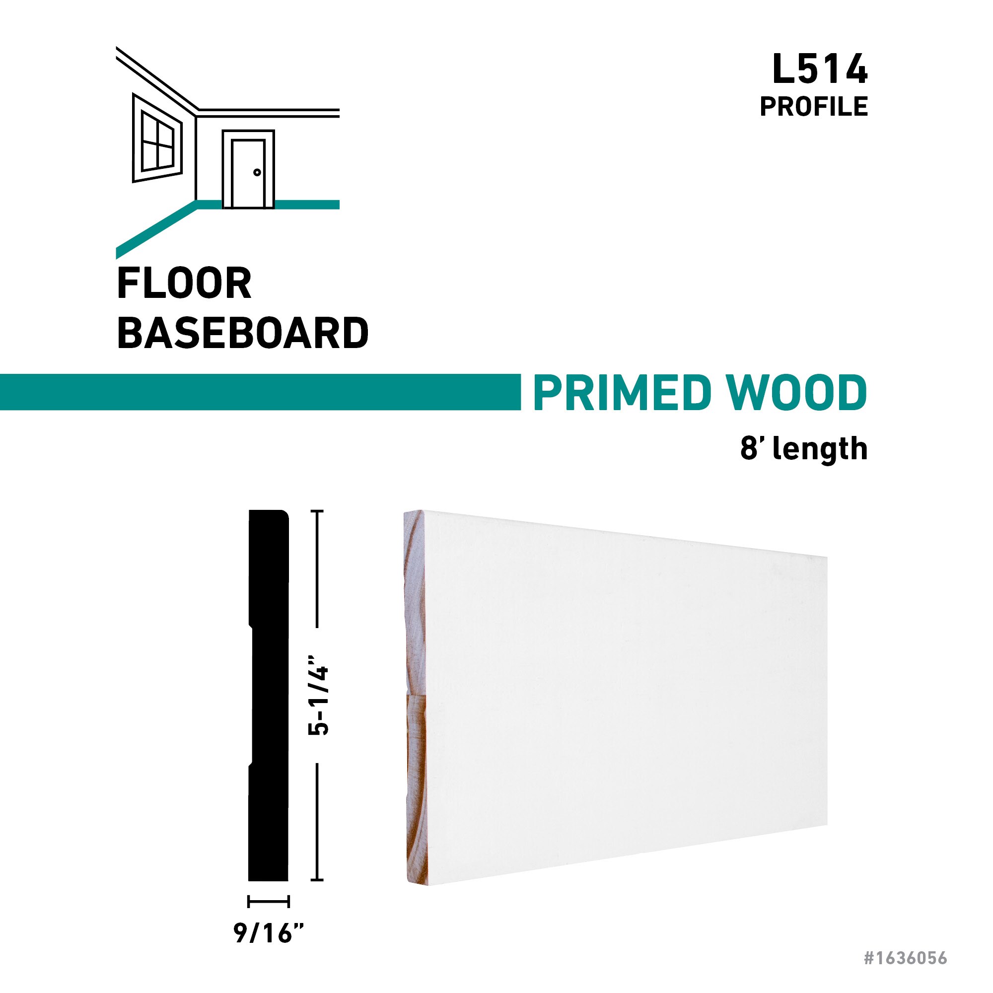 RELIABILT L5148FJPMD Baseboard-Moulding - View #5