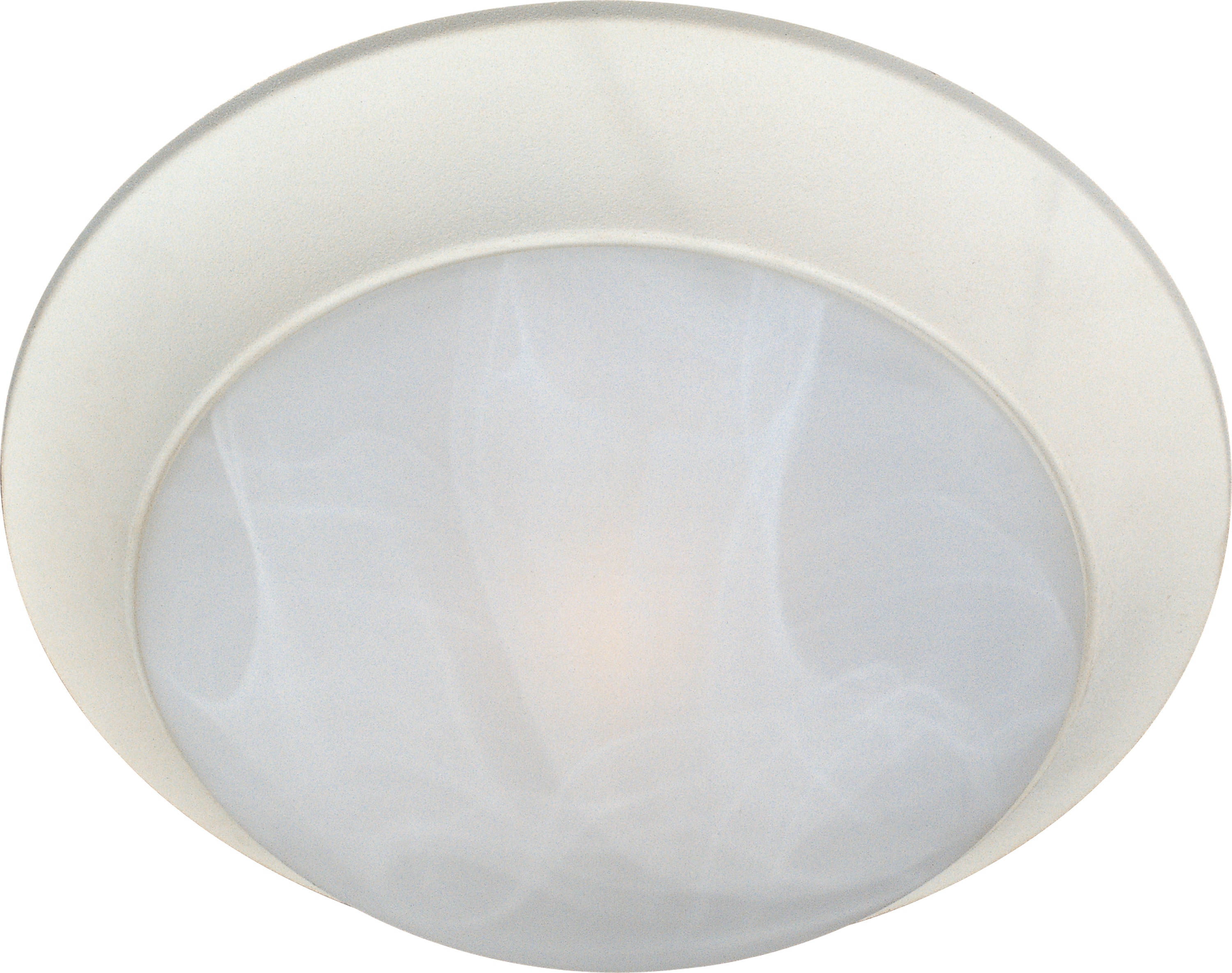 Maxim Lighting 5852MRTW Essentials 3 -Light 16.5-in Matte White Flush Mount Light