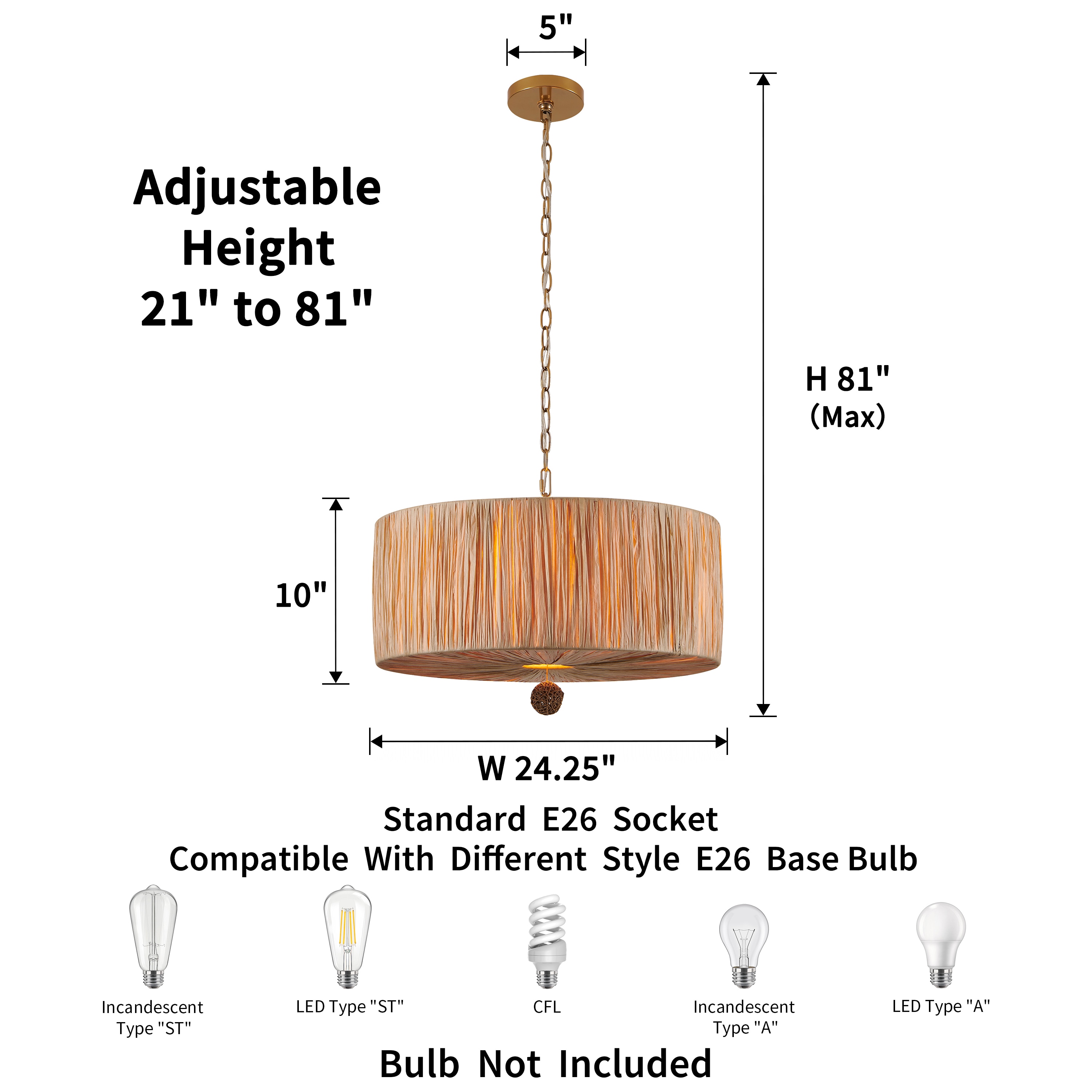 KAWOTI 21518 Pendant-Lights - View #6