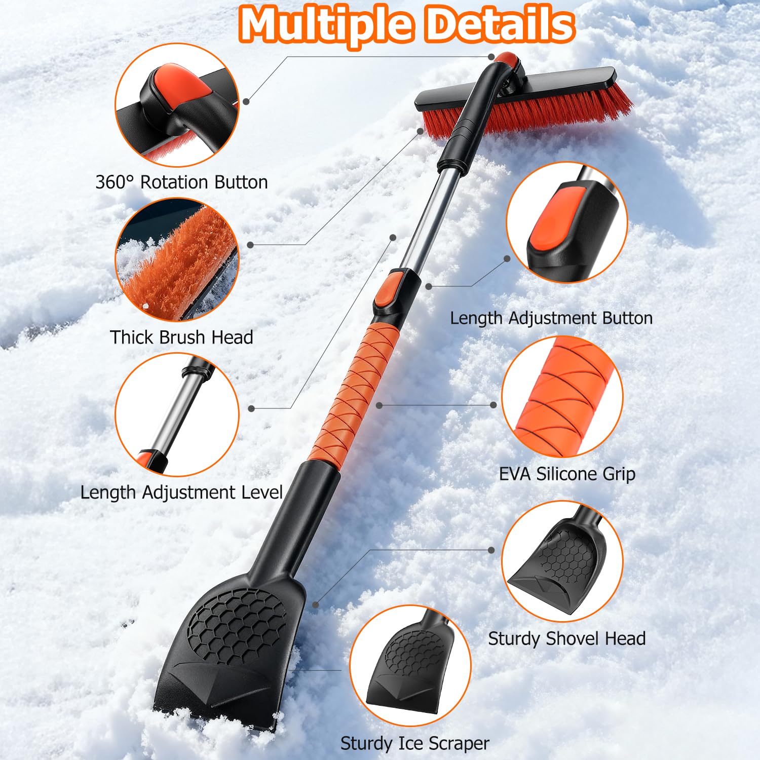 Afoxsos LAF1222W20 Snow-Shovels - View #8