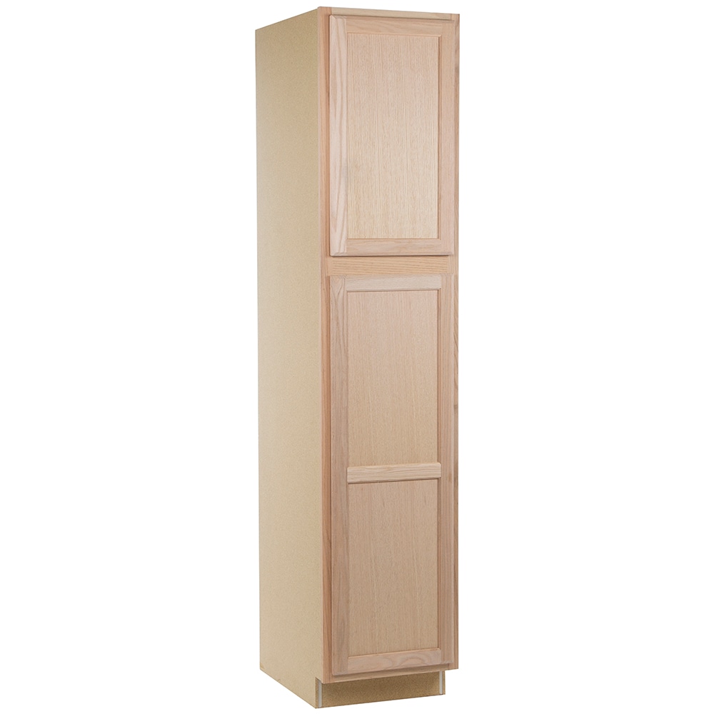 Natural Unfinished Oak Door Pantry