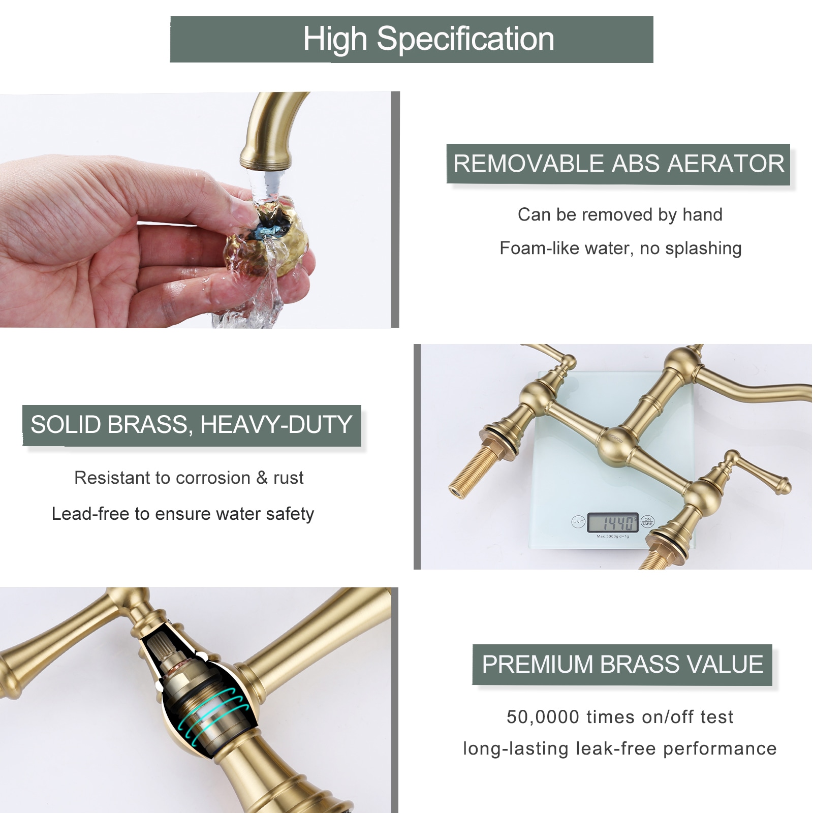 WOWOW 2311501G-LW Kitchen-Faucets - View #4
