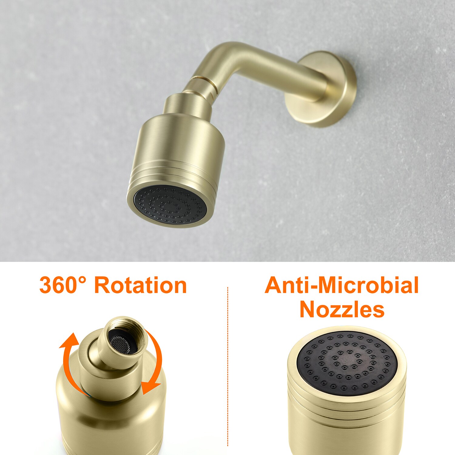 Cobbe LSSSSFJ0100G Showerhead-Bar-Panels - View #5