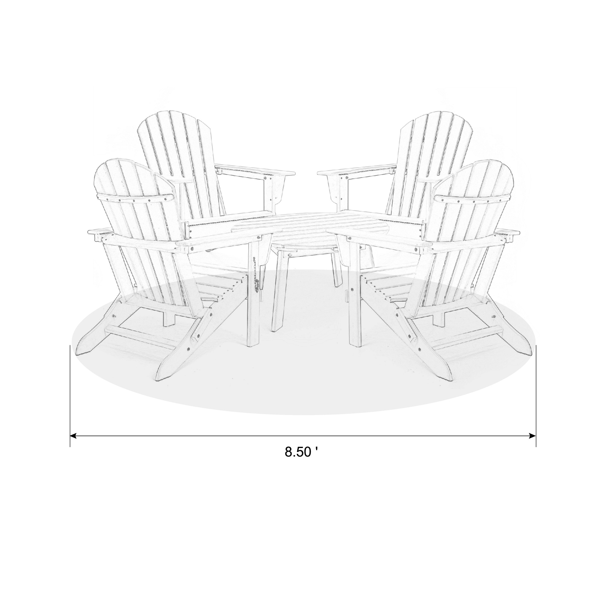 Glitzhome 2022200063 Patio-Conversation-Sets - View #7