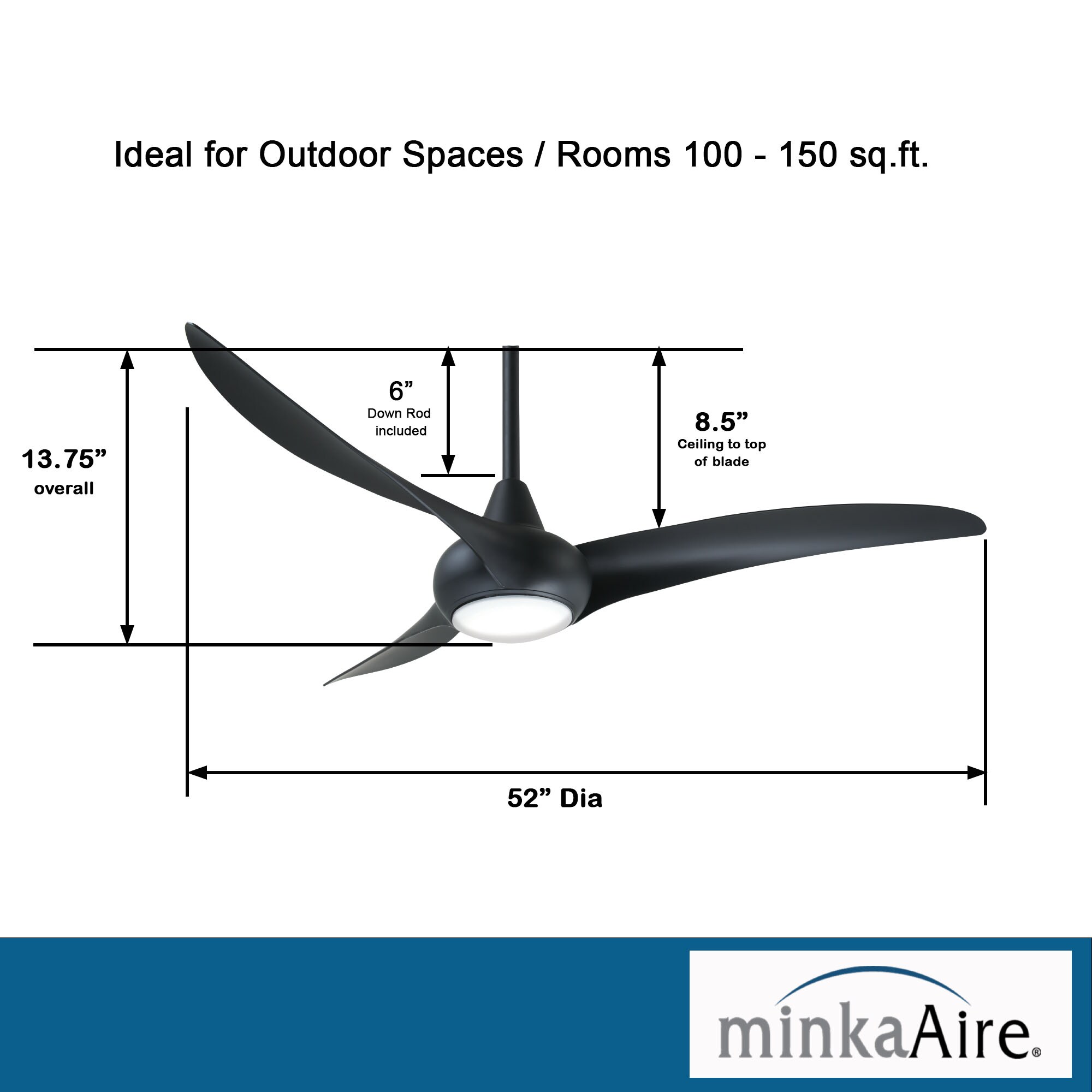 Minka Aire F844-CL Ceiling-Fans - View #7