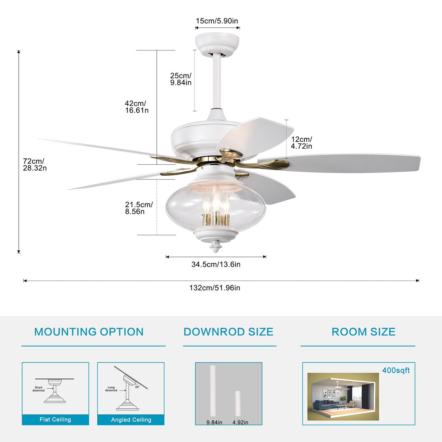 Bybafun YB5700079 Ceiling-Fans - View #3
