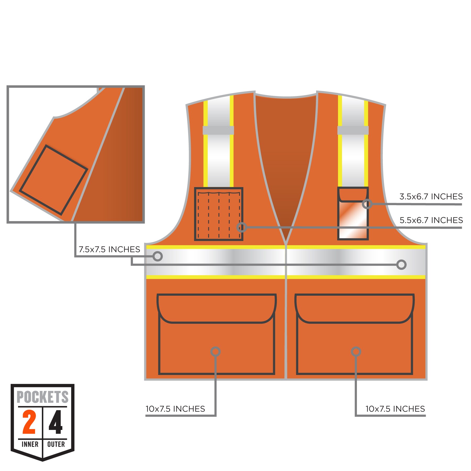 Ergodyne 24573 Safety-Vests - View #4
