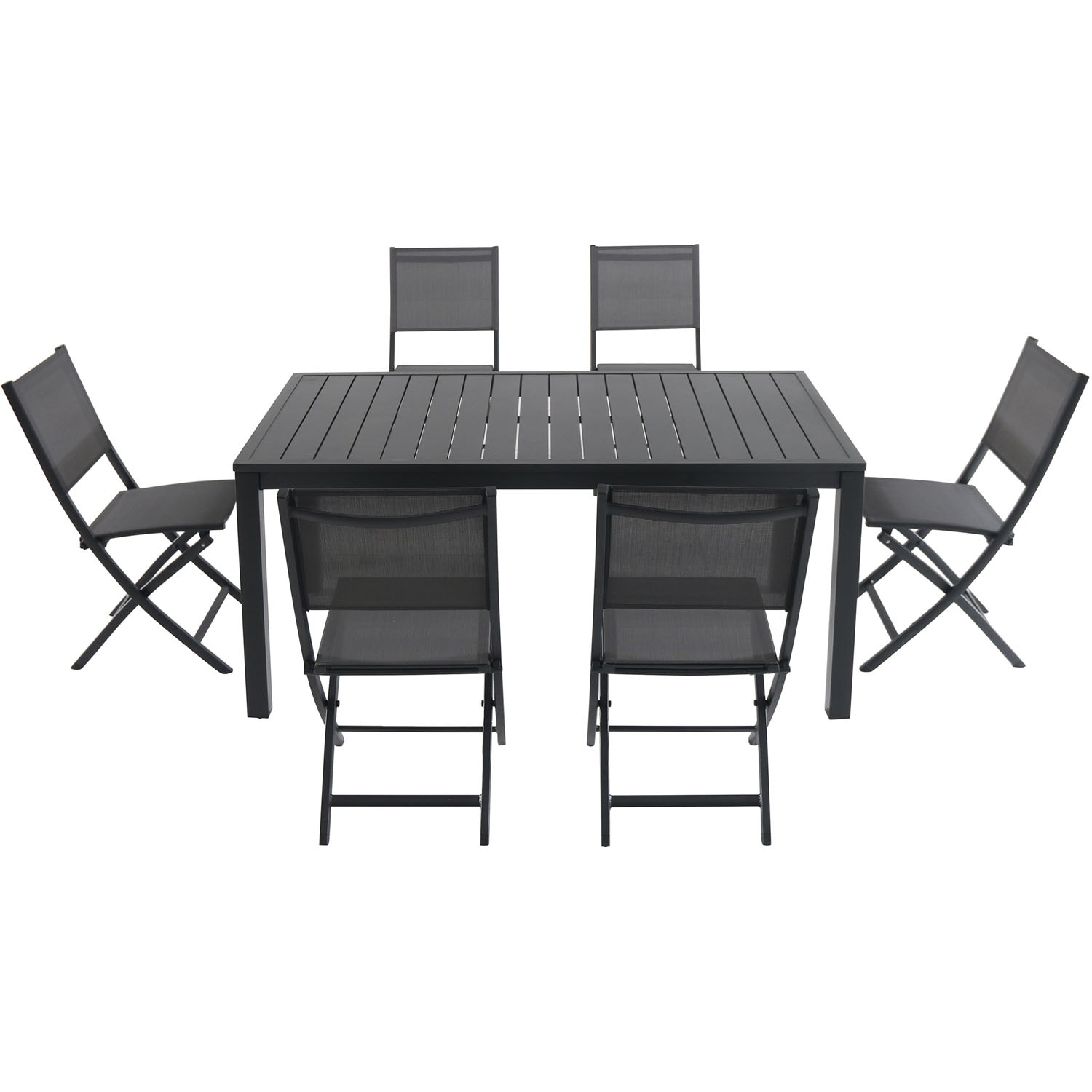 Hanover NAPDNS7PCFD-GRY Patio-Dining-Sets - View #11