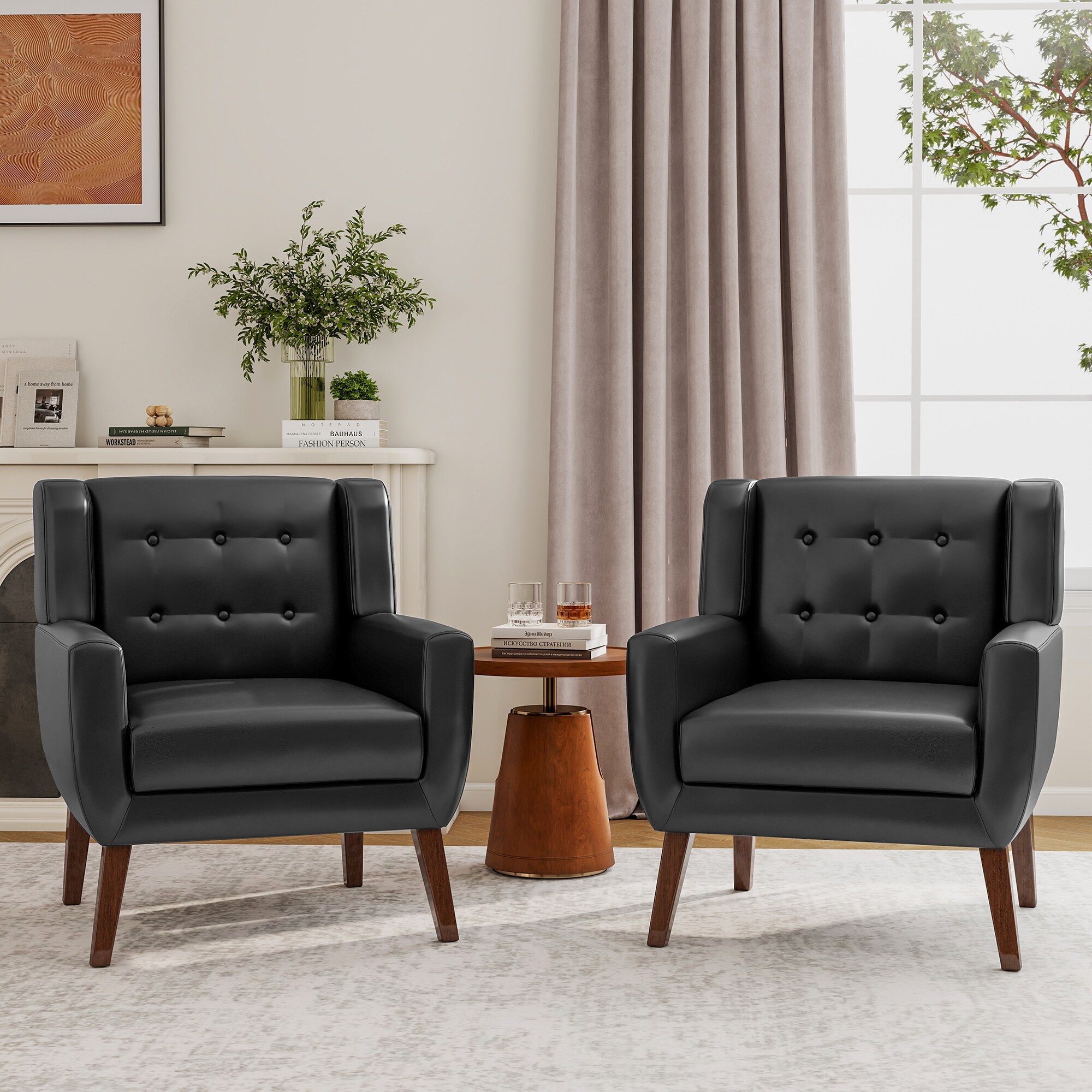 Dreamsidea LS-SF0003-P BLACK-2 chairs - View #2