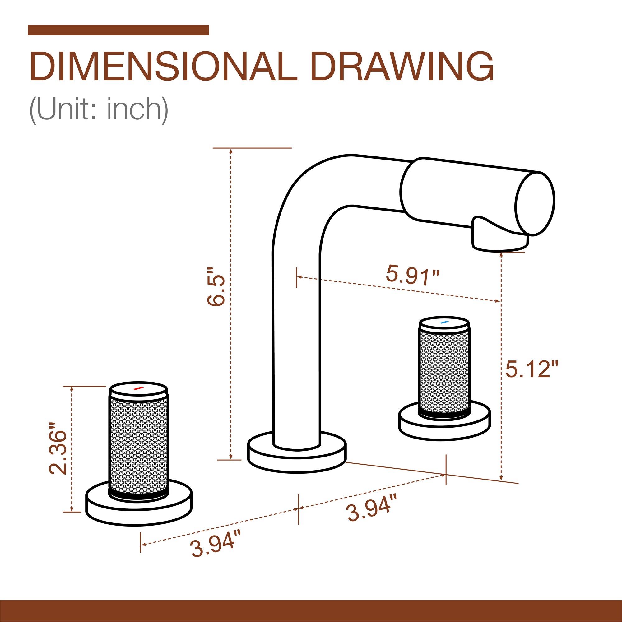 Mondawe MD1517BG Lavatory-Faucets - View #10