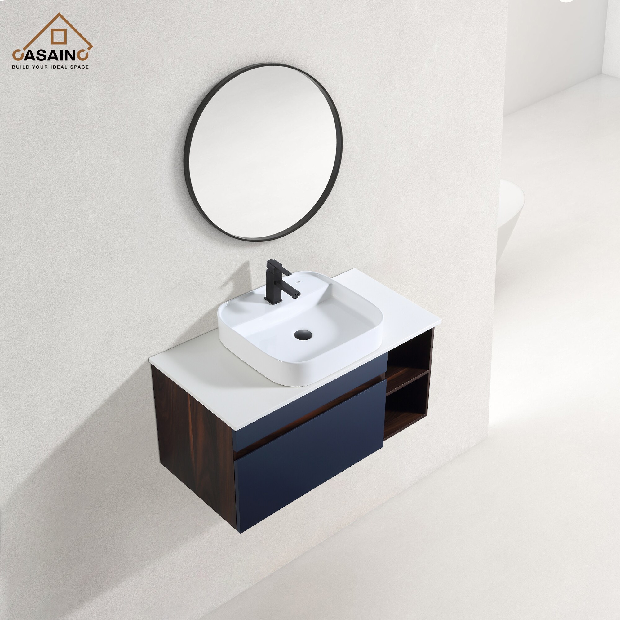 CASAINC WF-JMJ-BCB 1336 WH Bath-Vanity-Combo - View #8