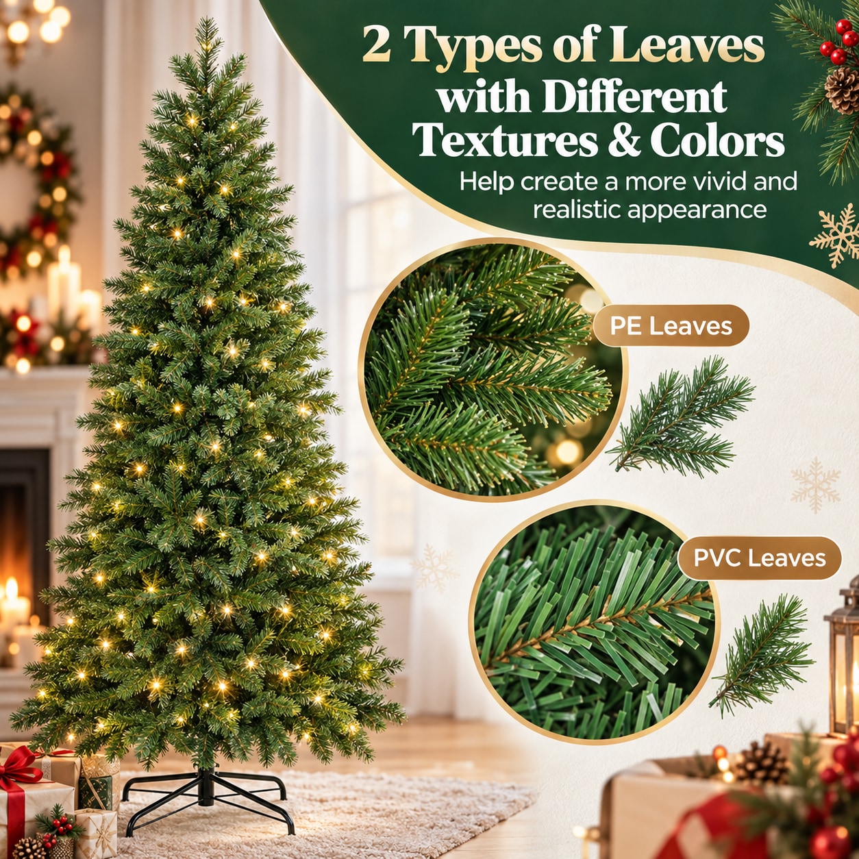 Forclover HYFL-US29CM Artificial-Christmas-Trees - View #4