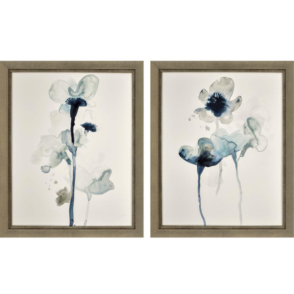 Paragon Wood Framed 32-in H x 26-in W Floral Paper Print at Lowes.com