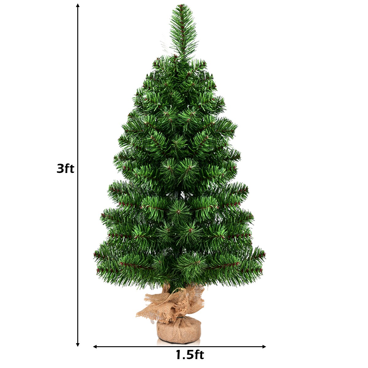 Goplus Artificial Christmas Trees at