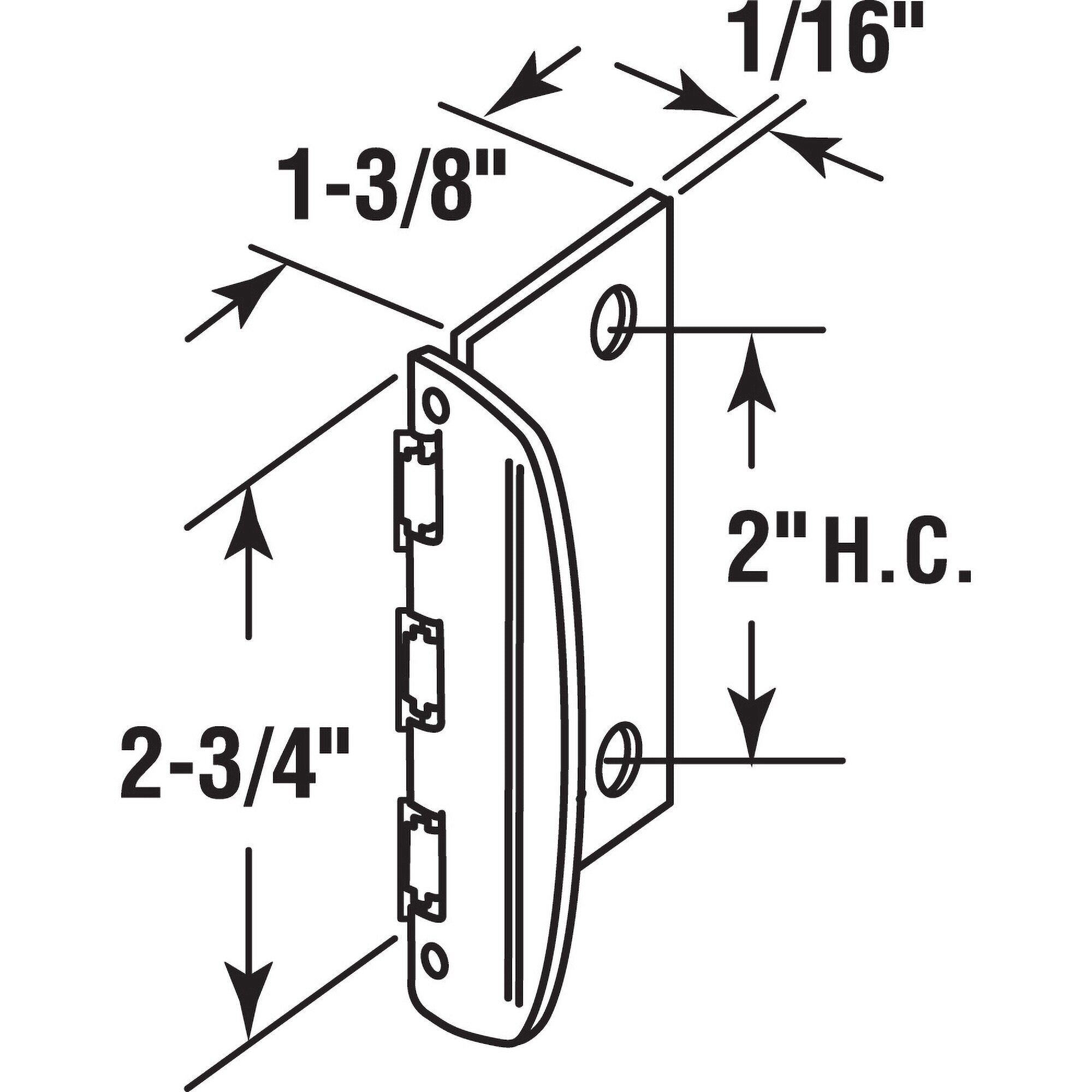 Prime-Line U 9887 Entry-Door-Flip-Locks - View #2