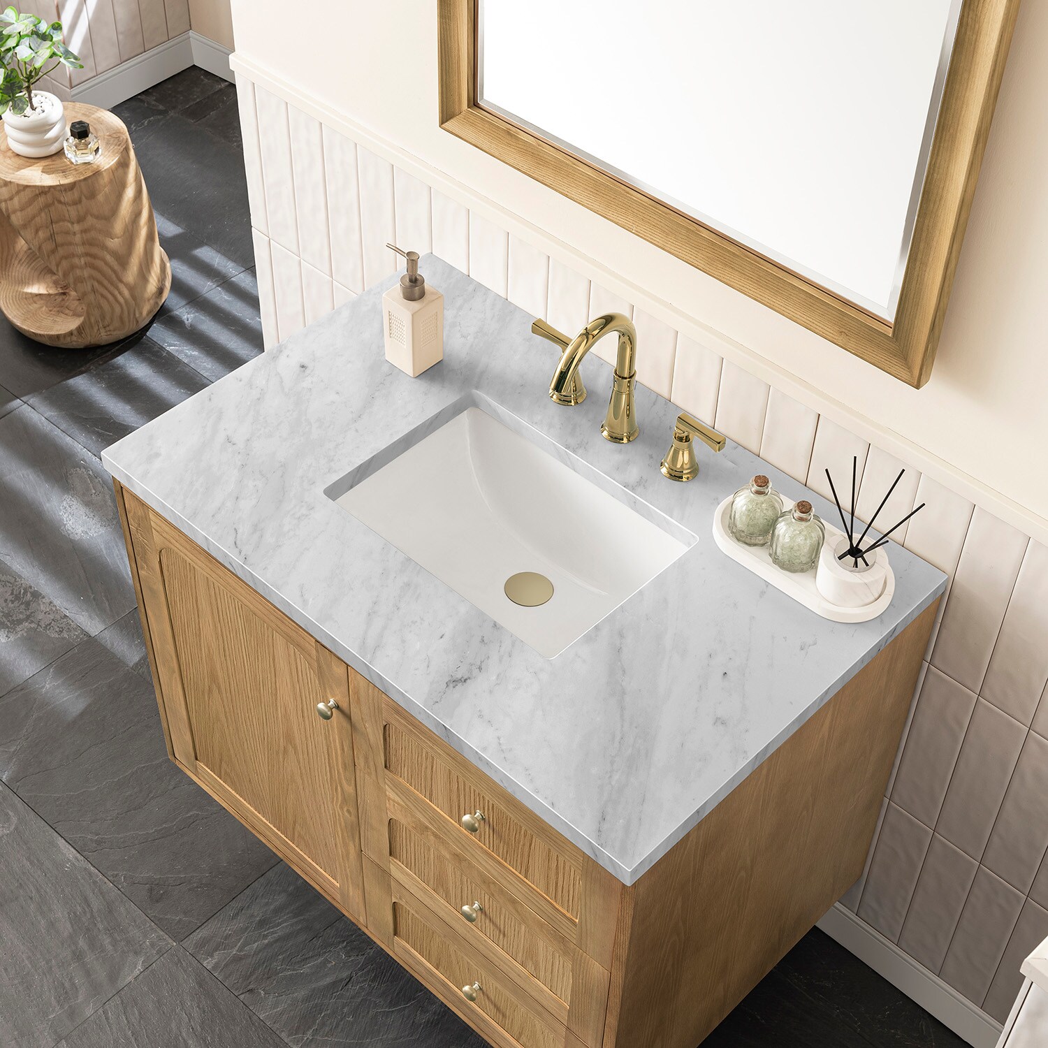 James Martin Vanities 545-V36-LNO-3CAR Bath-Vanity-Combo - View #8