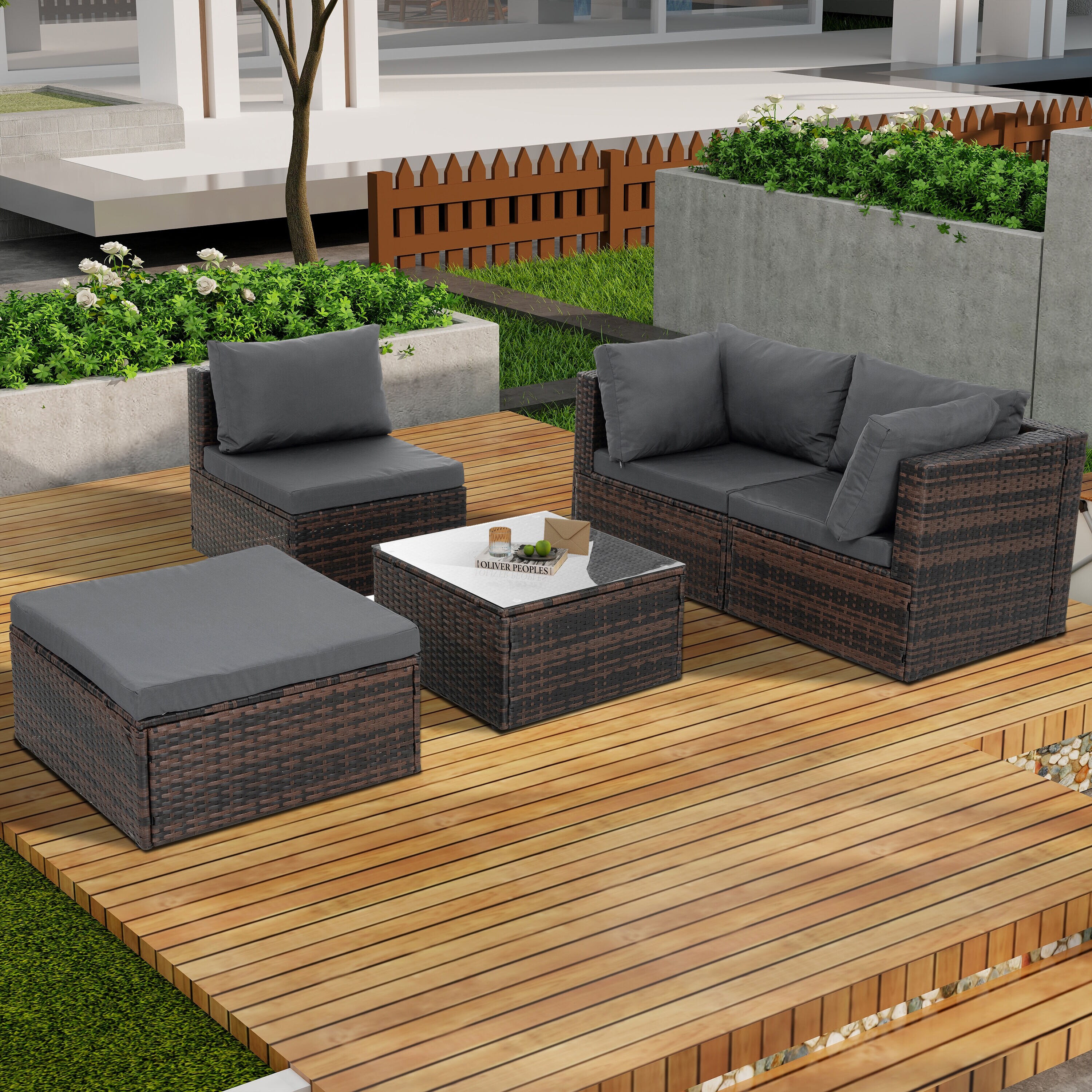 AHIOU HOME ZAAHG-S00023SF Patio-Conversation-Sets - View #2