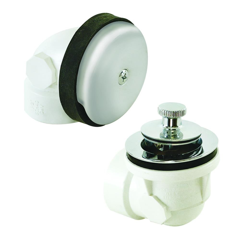 EASTMAN 35220 1-1/2-in Chrome Chrome Foot lock Drain with PVC