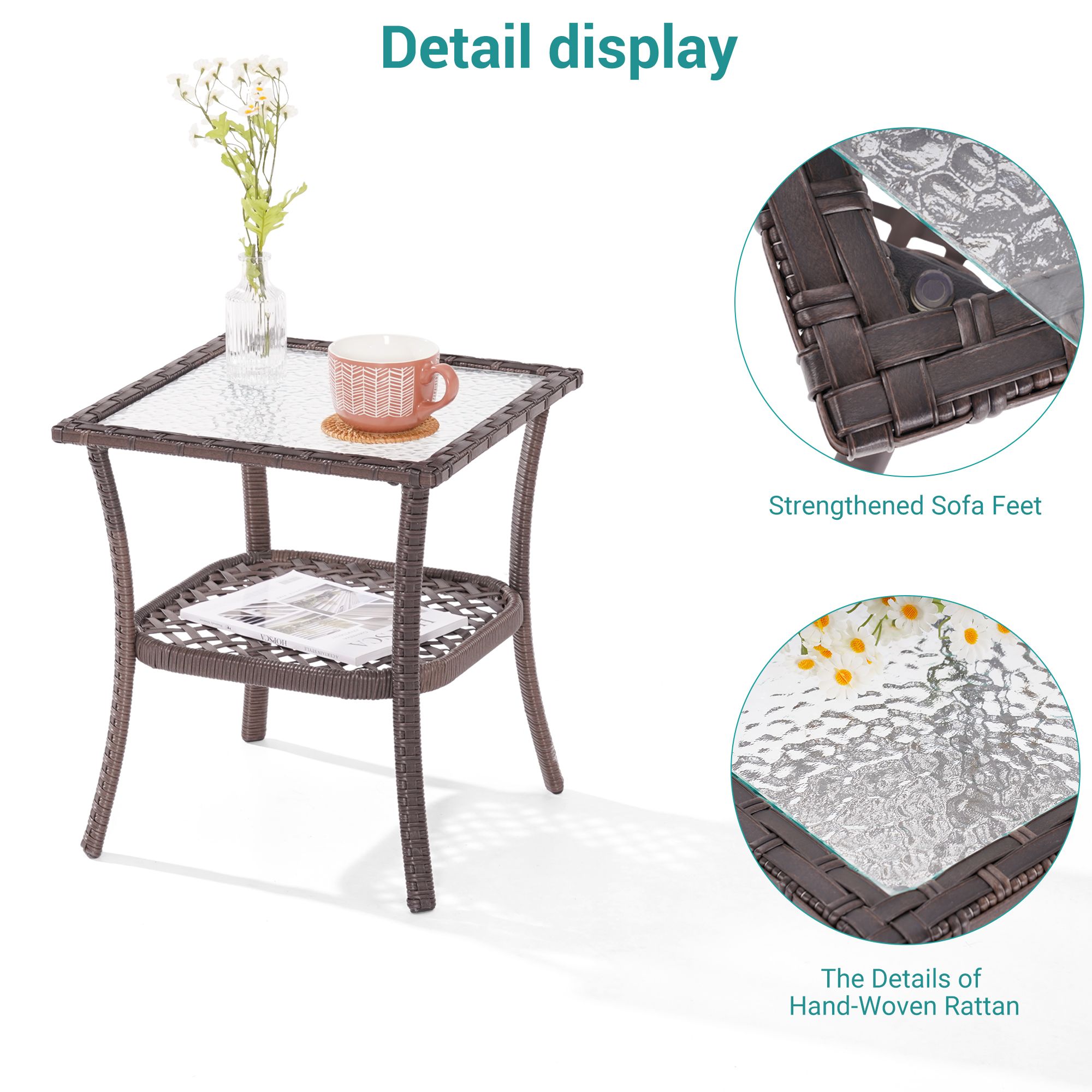 ACEGOSES LW-115T2-BN Patio-Tables - View #7