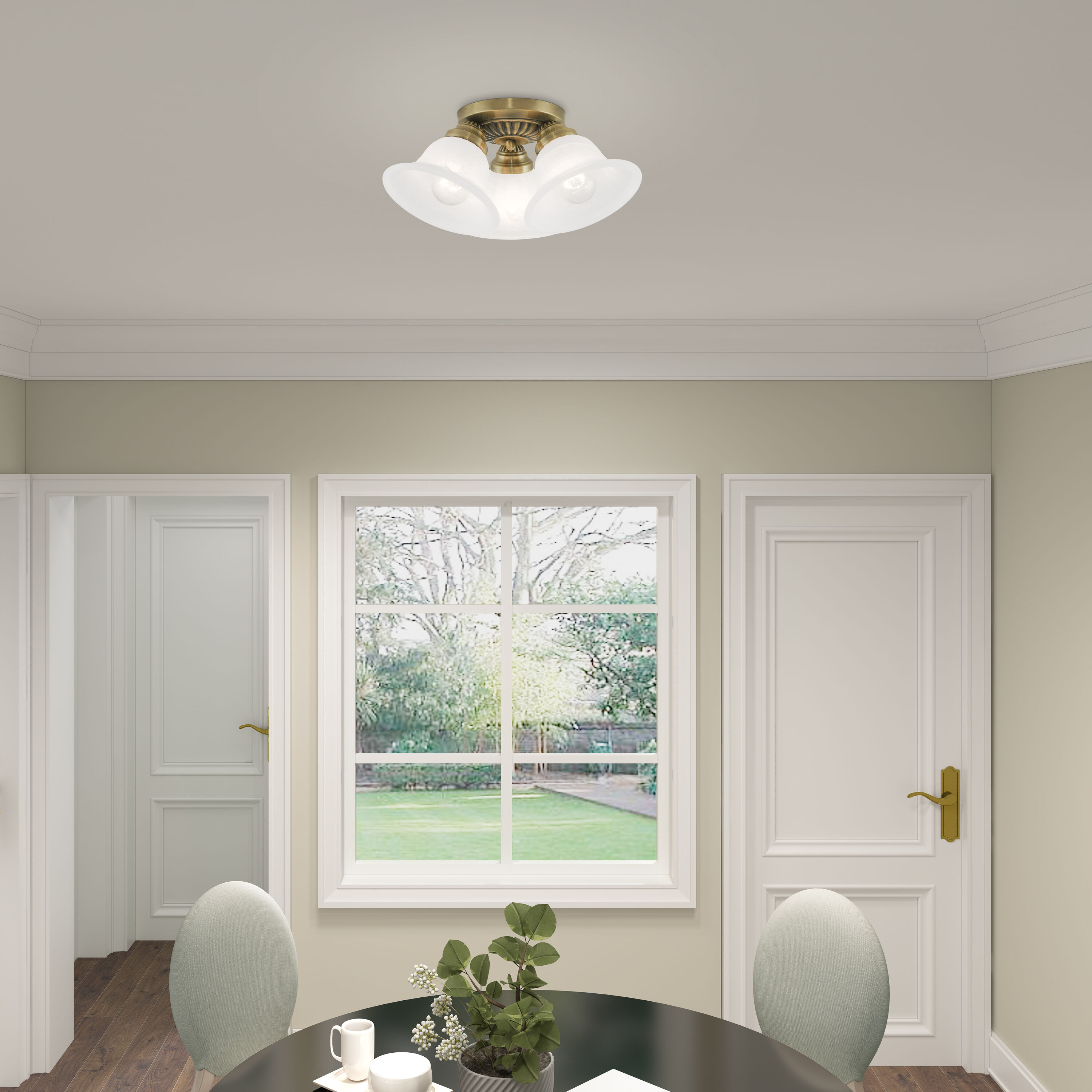 Livex Lighting 1529-01 flushmounts - View #5