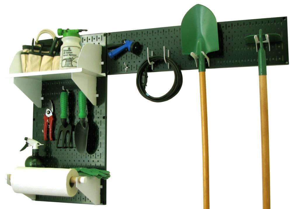 Wall Control 30-GRD-200 GNW 9 -Piece Steel Pegboard multi-tool rack in Green 48-in W x 32-in H