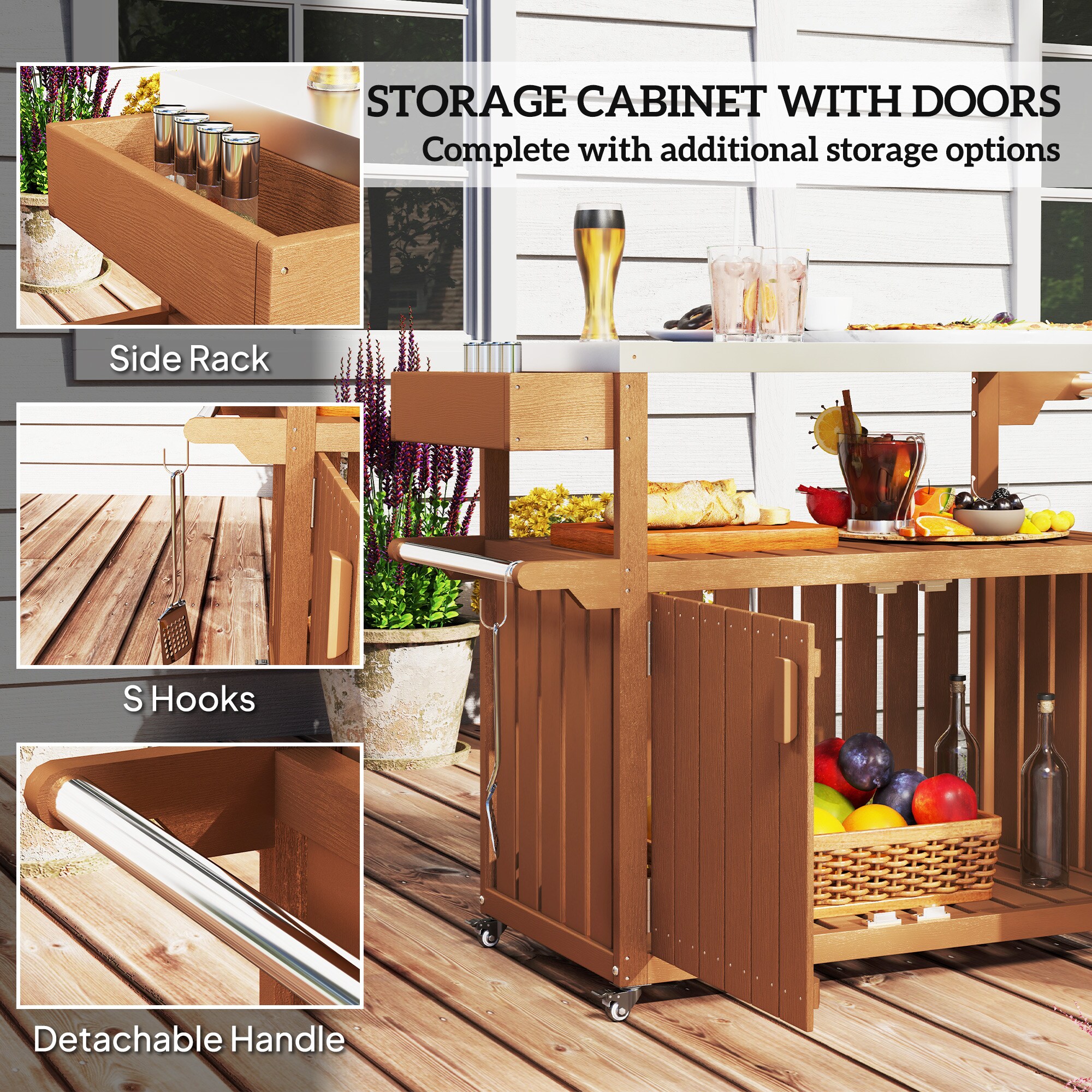 Outsunny 84G-747V00BN Outdoor-Carts - View #6