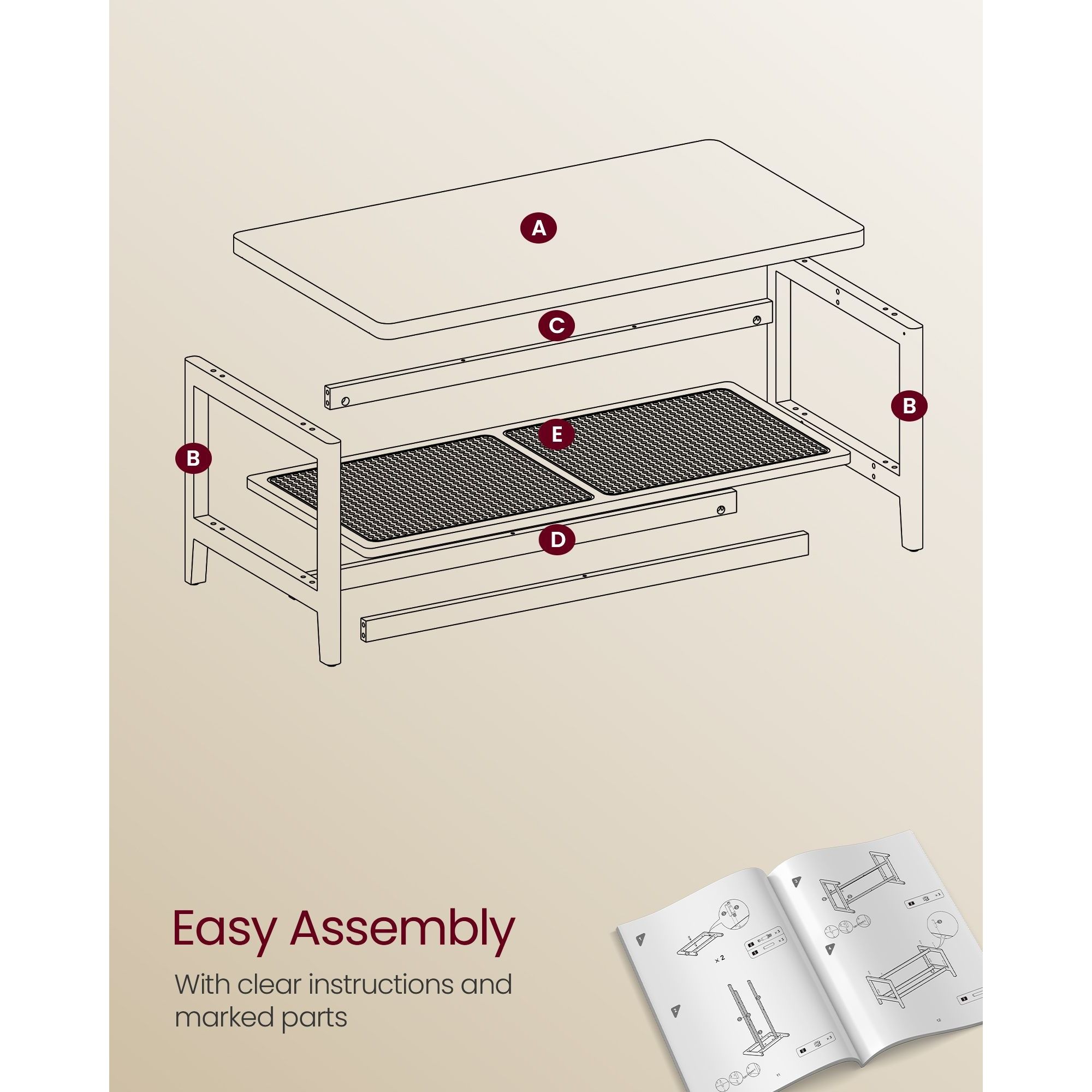 Slickblue D-SM-75Y042TCLU Coffee-Tables - View #5