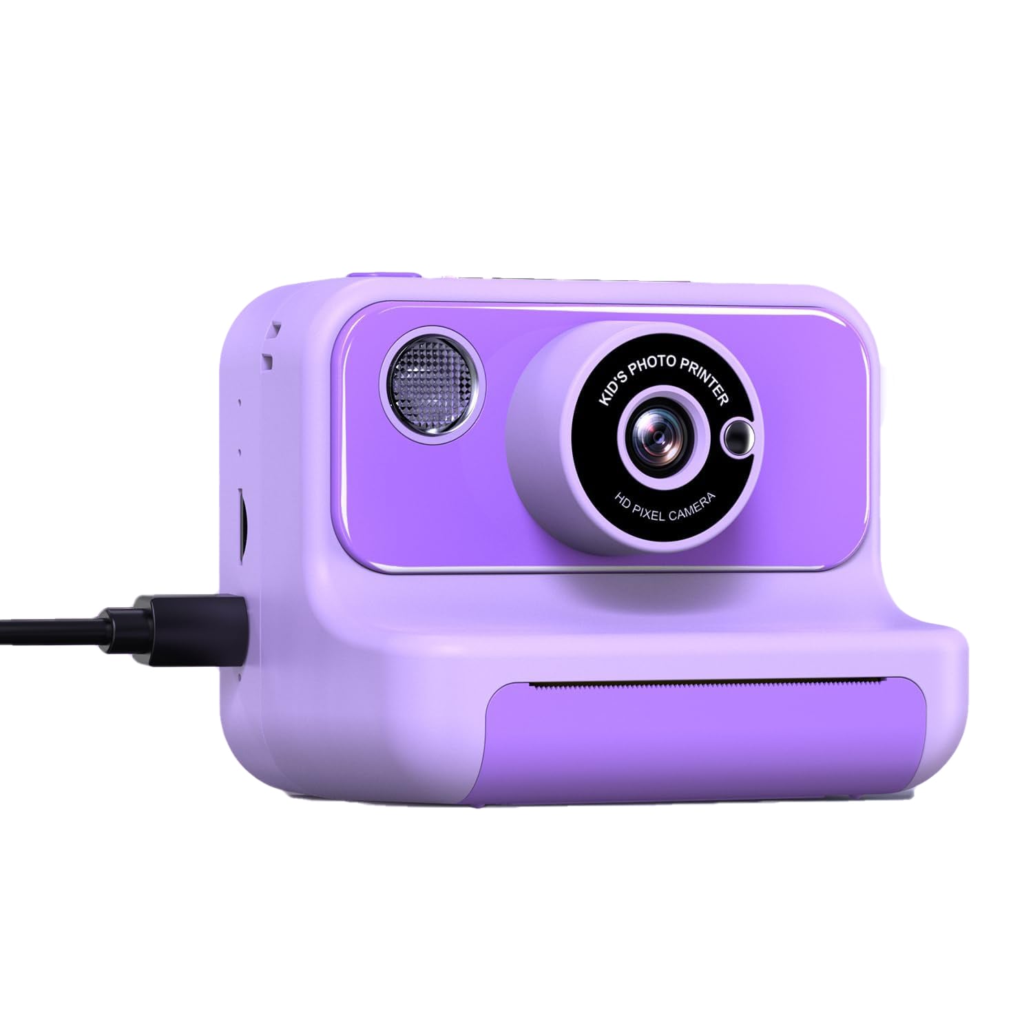 Etokfoks  Kids Camera Instant Print Digital Camera with 32GB Card in Purple for Children 3 12 Years Old 1 Piece