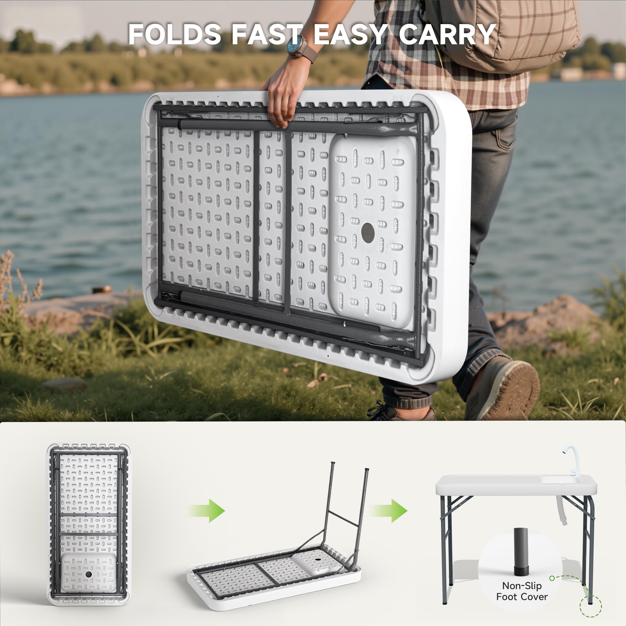 Decksplore BSHTYXF11WH1 Folding-Tables - View #6