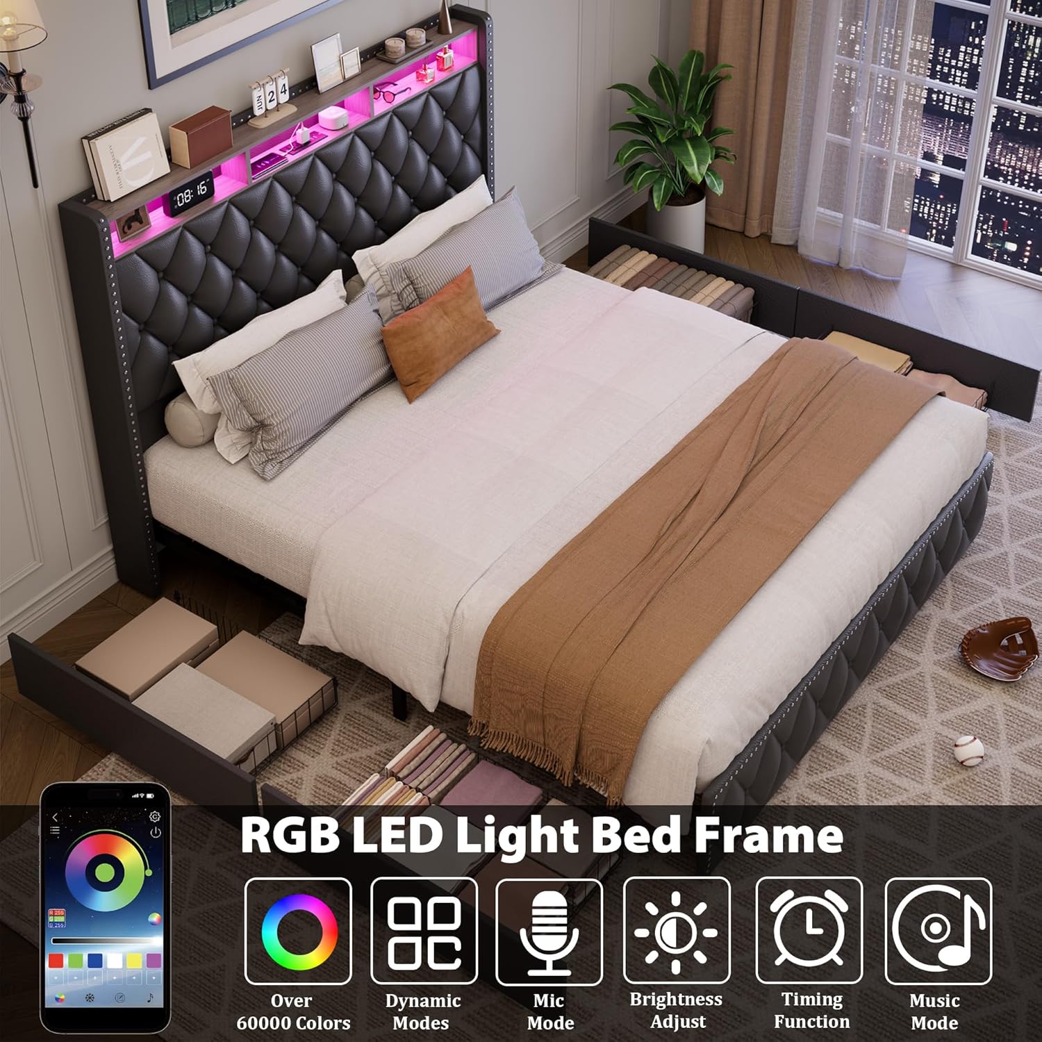 Qeetex LHF-BED-PHK-33E3R7K3 beds - View #5