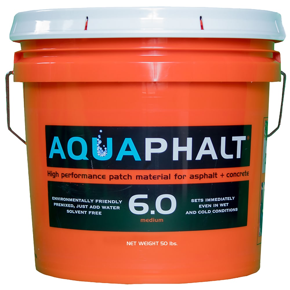 Aquaphalt AQUAPHALT 6.0 Permanent Repair 50 Pound(s) Water Activated Asphalt Cold Patch