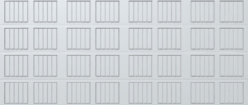Wayne Dalton 8500SNMAWHT167 Classic Steel Model 8500 16-ft x 7-ft Insulated White Double Garage Door