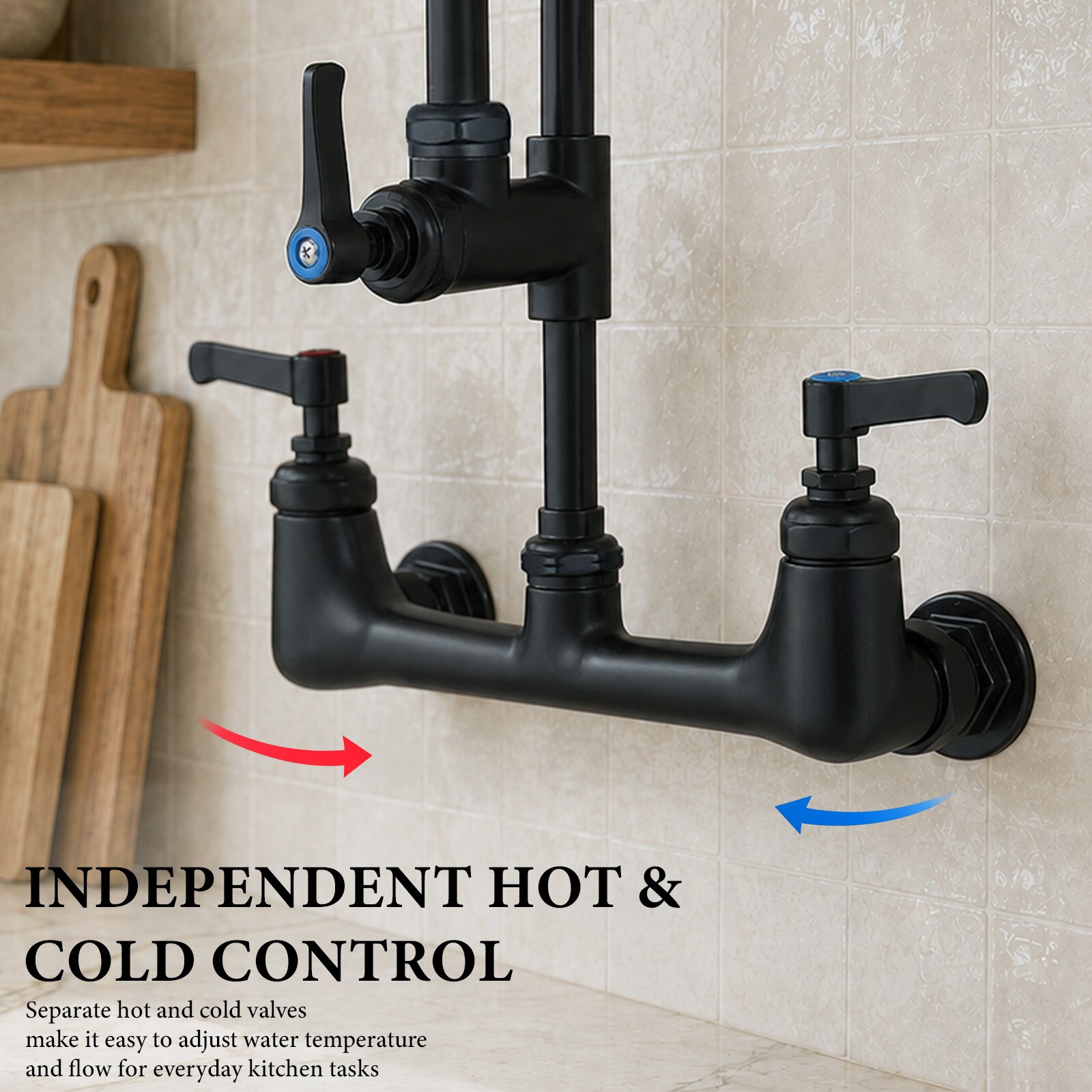 BWE A-94258-BLACK Kitchen-Faucets - View #4