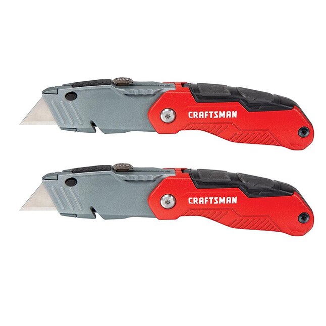 CRAFTSMAN 3/4-in 3-Blade Folding Retractable Utility Knife CRAFTSMAN 3/4-in 3-Blade Folding Retractable Utility Knife