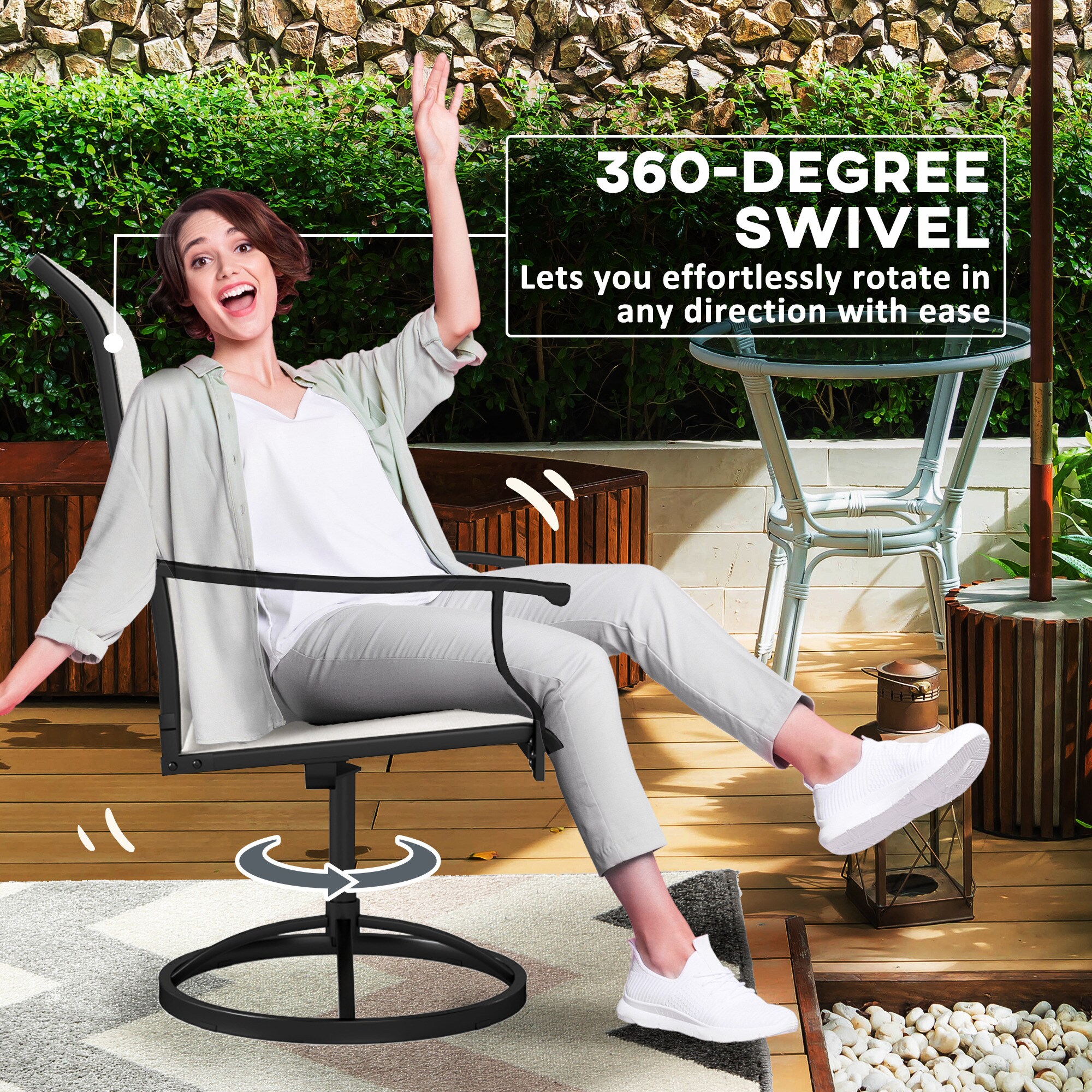 Outsunny 84G-834V00CW Garden-Stools - View #4