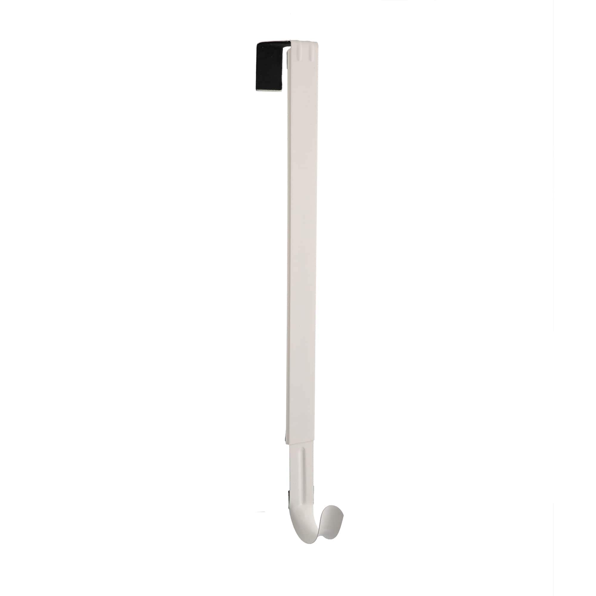 Haute Decor Adapt Adjustable Length Wreath Hanger - 2 Pack - White