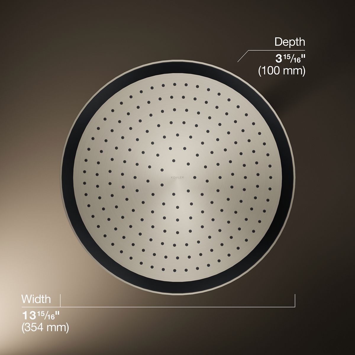 KOHLER 26292-BN Fixed-Showerhead - View #3