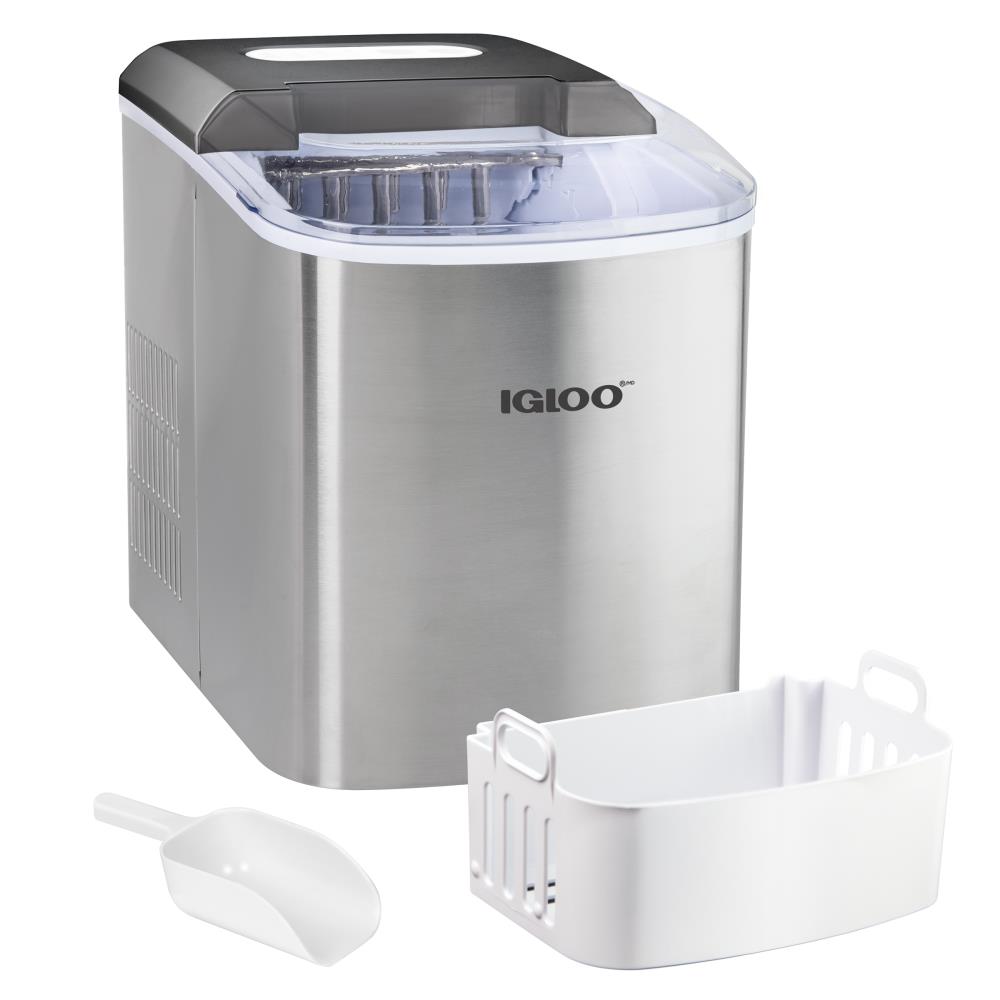 Igloo Compact Ice Maker - ICE117 Stainless Steel