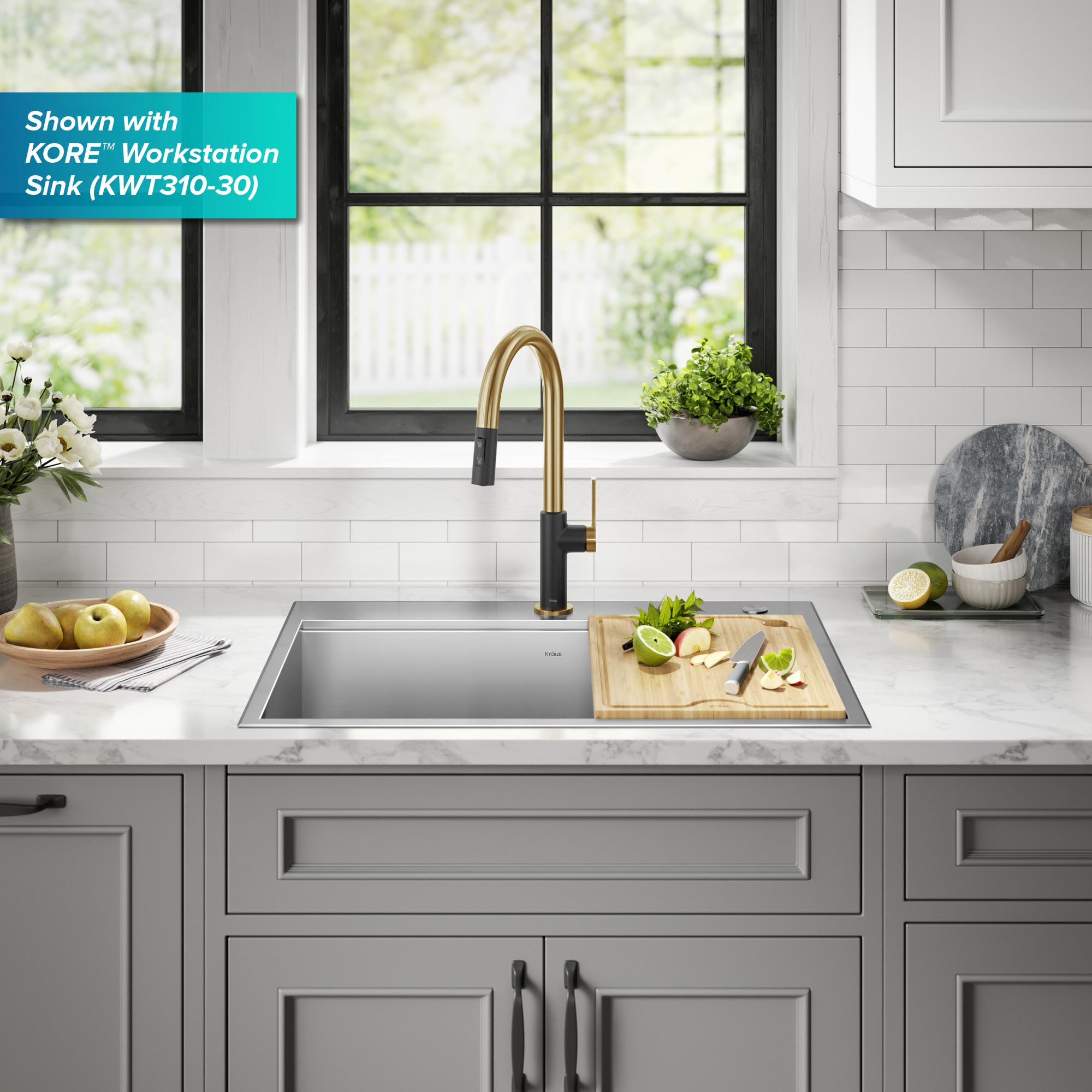 Kraus KPF-2820BBMB Kitchen-Faucets - View #12