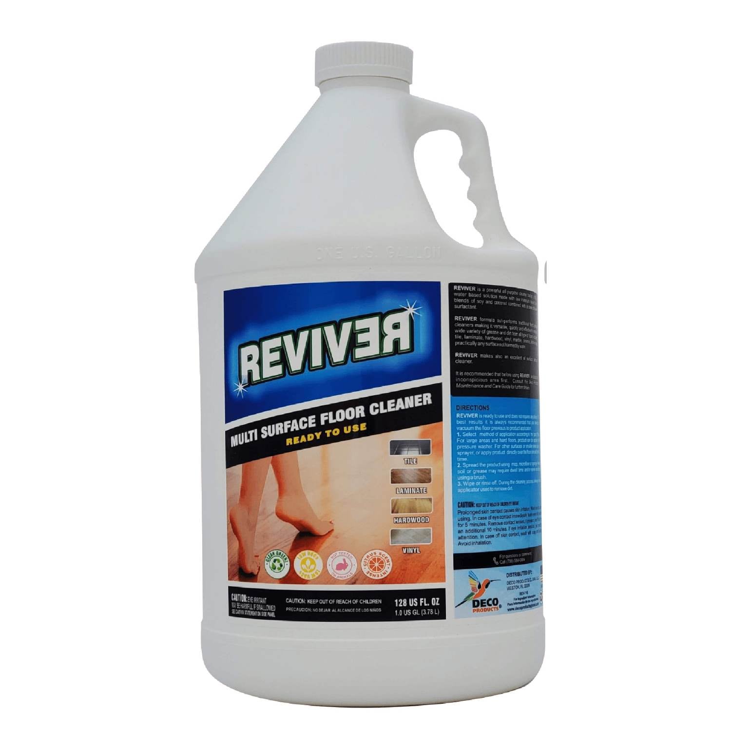 Deco Products 2P-REV-710 Reviver Soft Citrus Liquid Floor Cleaner 1 Gallon(s)