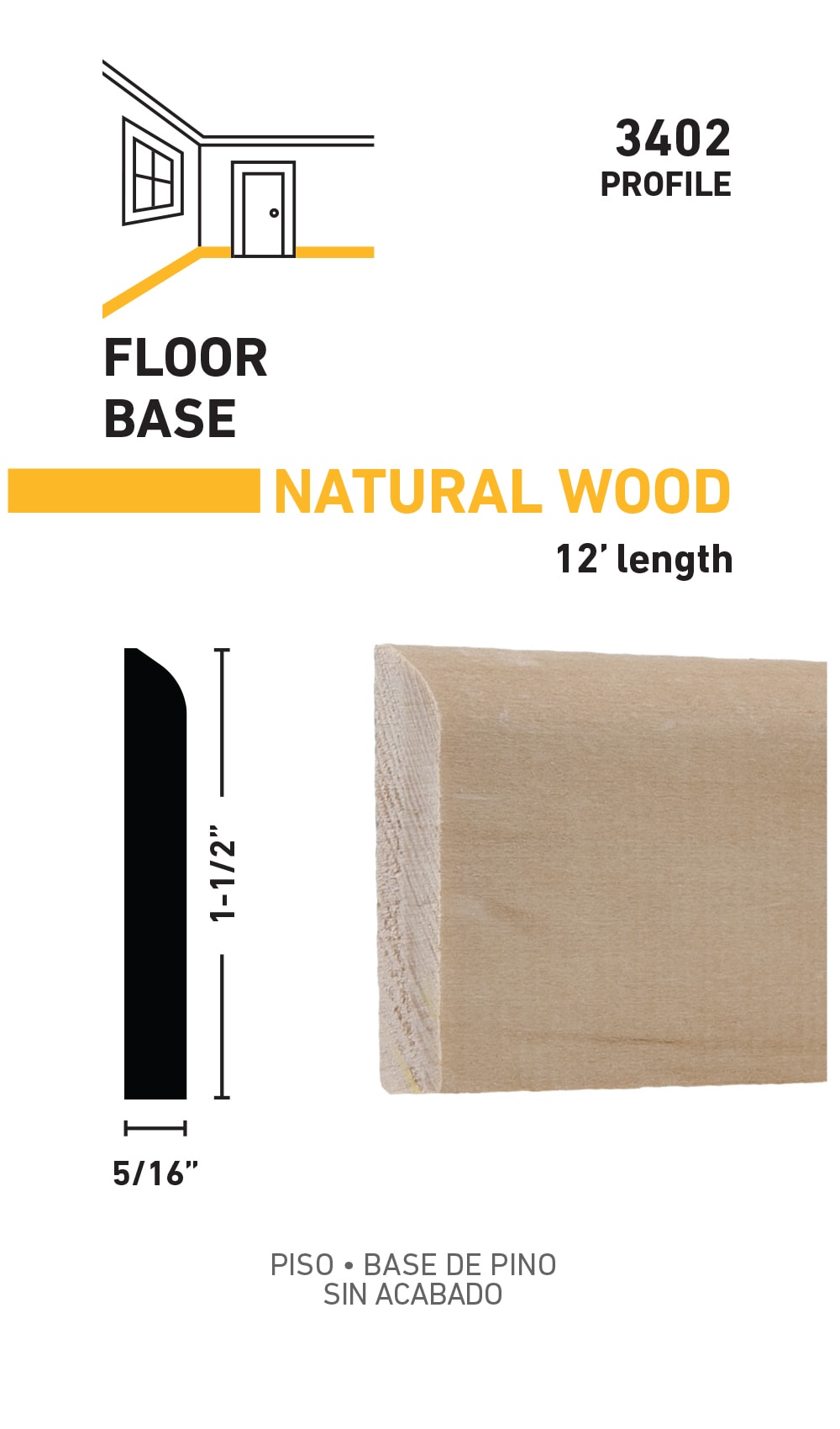 RELIABILT L00340212 Baseboard-Moulding - View #2