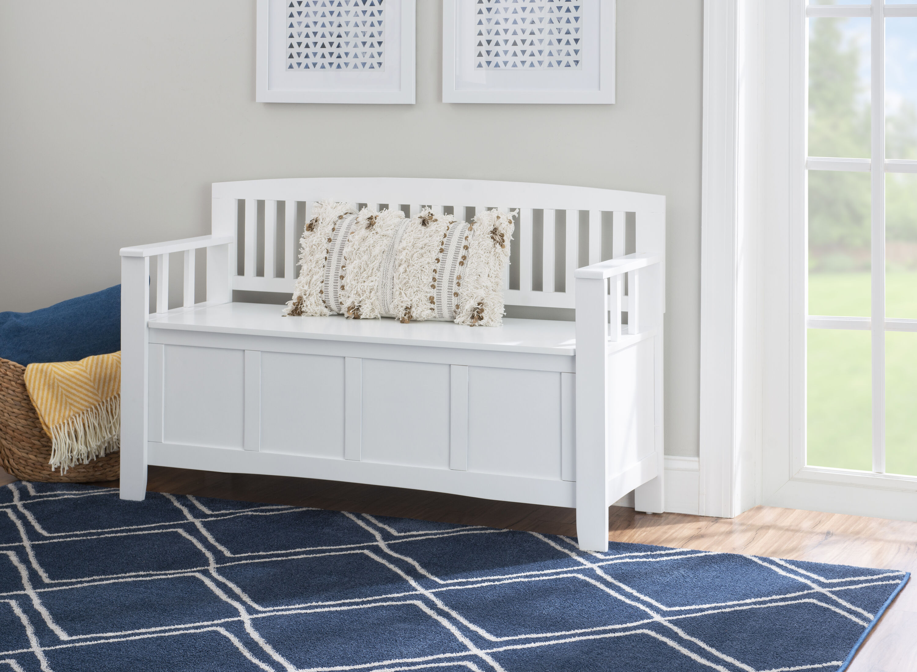 Linon BH184WHT01 bench - View #7