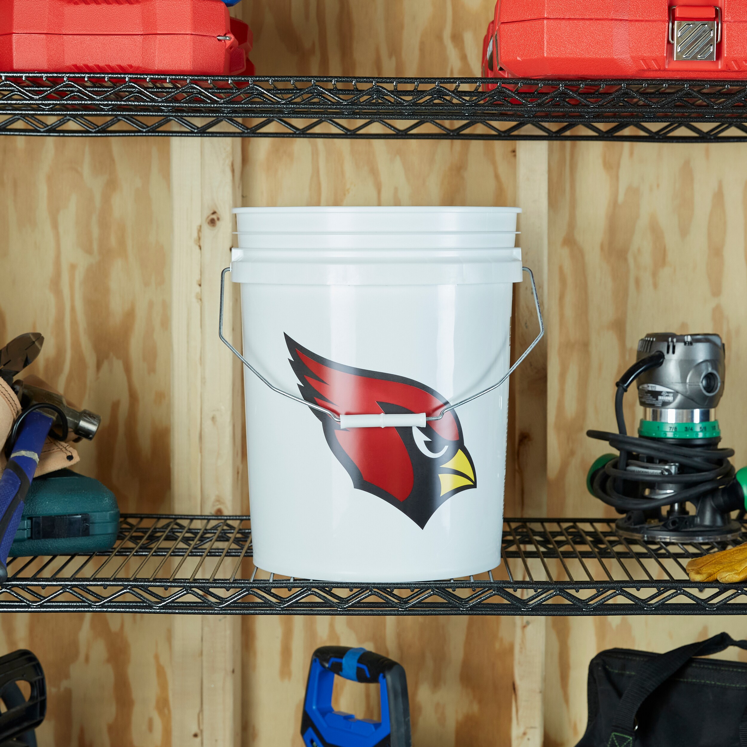 WinCraft Sports STL Cardinals 5 Gal Bucket 1-Gallon Plastic Paint Bucket in  the Buckets department at