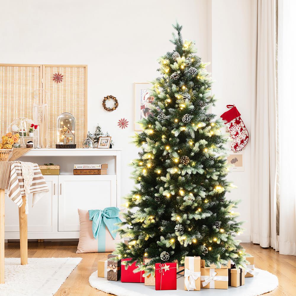 LuxenHome WHAP2467 Artificial-Christmas-Trees - View #5